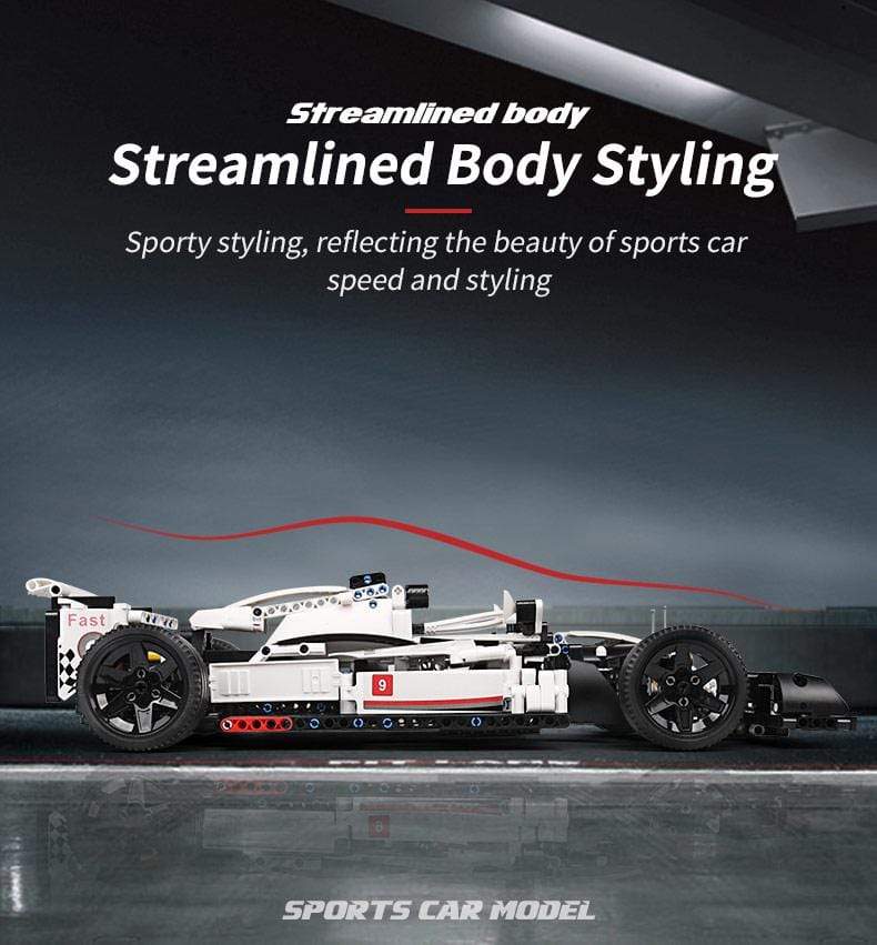 Mould King 13117 MOC 31313 42096 F1 Racing Car Building Blocks Set - DIY Formula 1 Model Kit for Adults & Kids, Perfect for Car Enthusiasts & Collectors - Great for Home Decoration, Gift Giving & Racing Themed Events