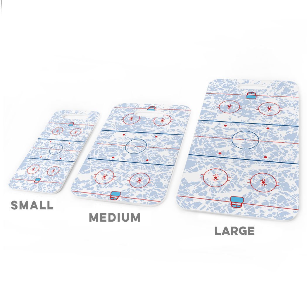 Custom Hockey Luggage Tag with Personalization - Durable Ice Rink Bag Tag for Hockey Players & Fans - Perfect for Travel, Gear Bags & Equipment Identification