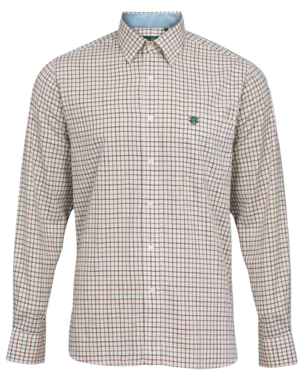 Alan Paine Aylesbury Check Shirt for Men - Classic Plaid Button Down Oxford Cotton Shirt - Casual & Business Wear for Office, Date Night & Outdoor Activities
