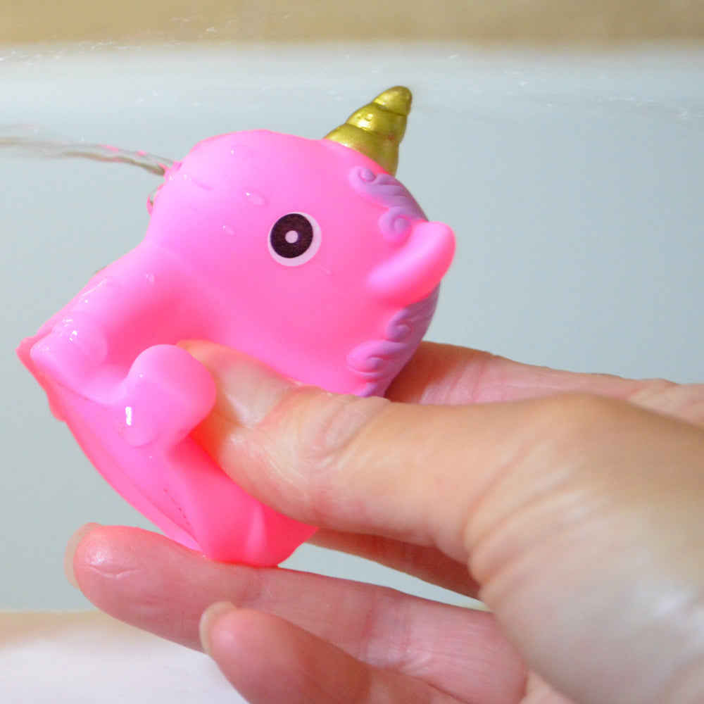 Buddy & Barney Unicorn Bath Toys Set - 3 Piece Light Up Bath Time Fun for Kids | Perfect for Bathtub Play & Sensory Development