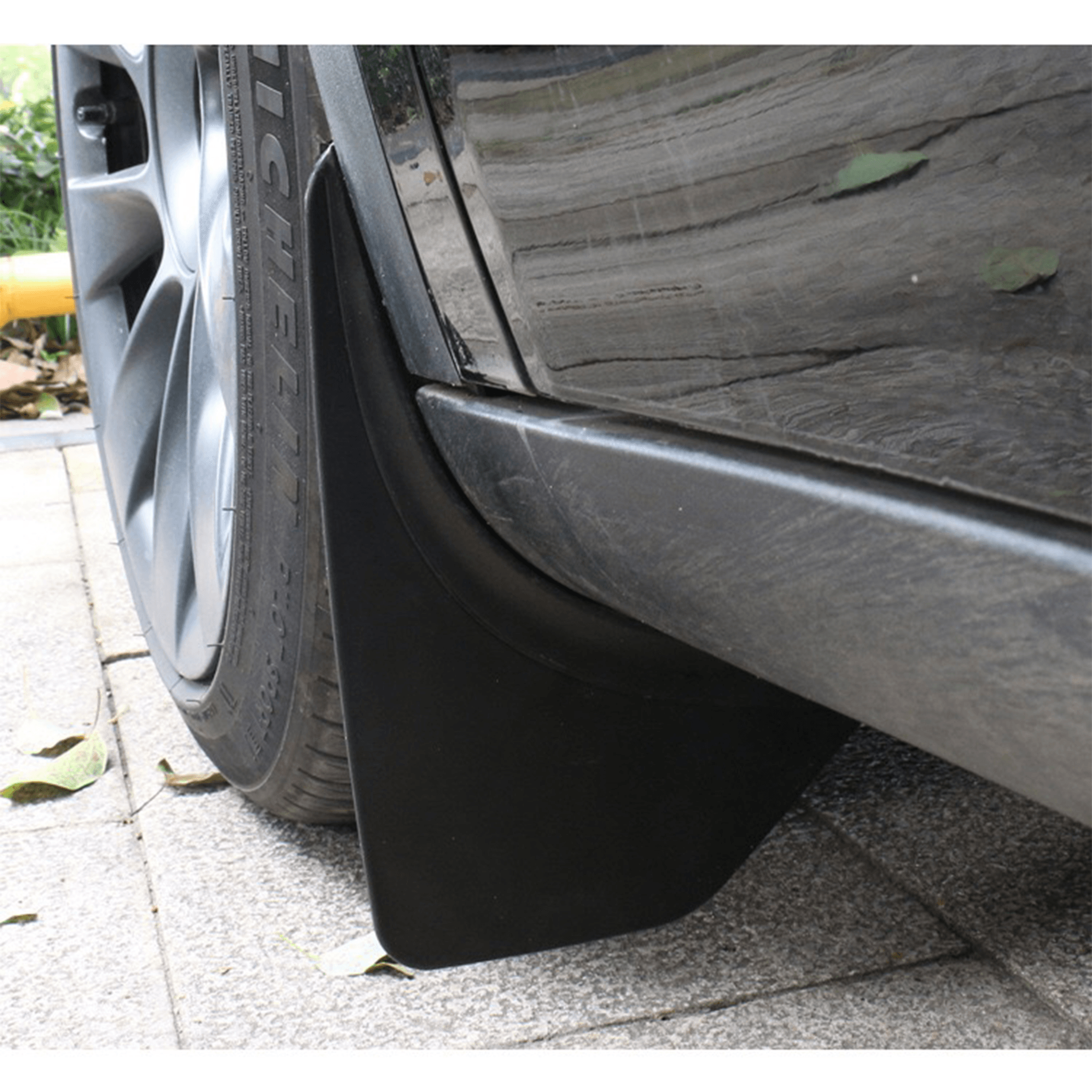 Premium Flexible Mud Flaps for Tesla Model Y & Model 3 - Universal Fit with Push-On Clips - All-Weather Protection for Off-Road & Winter Driving
