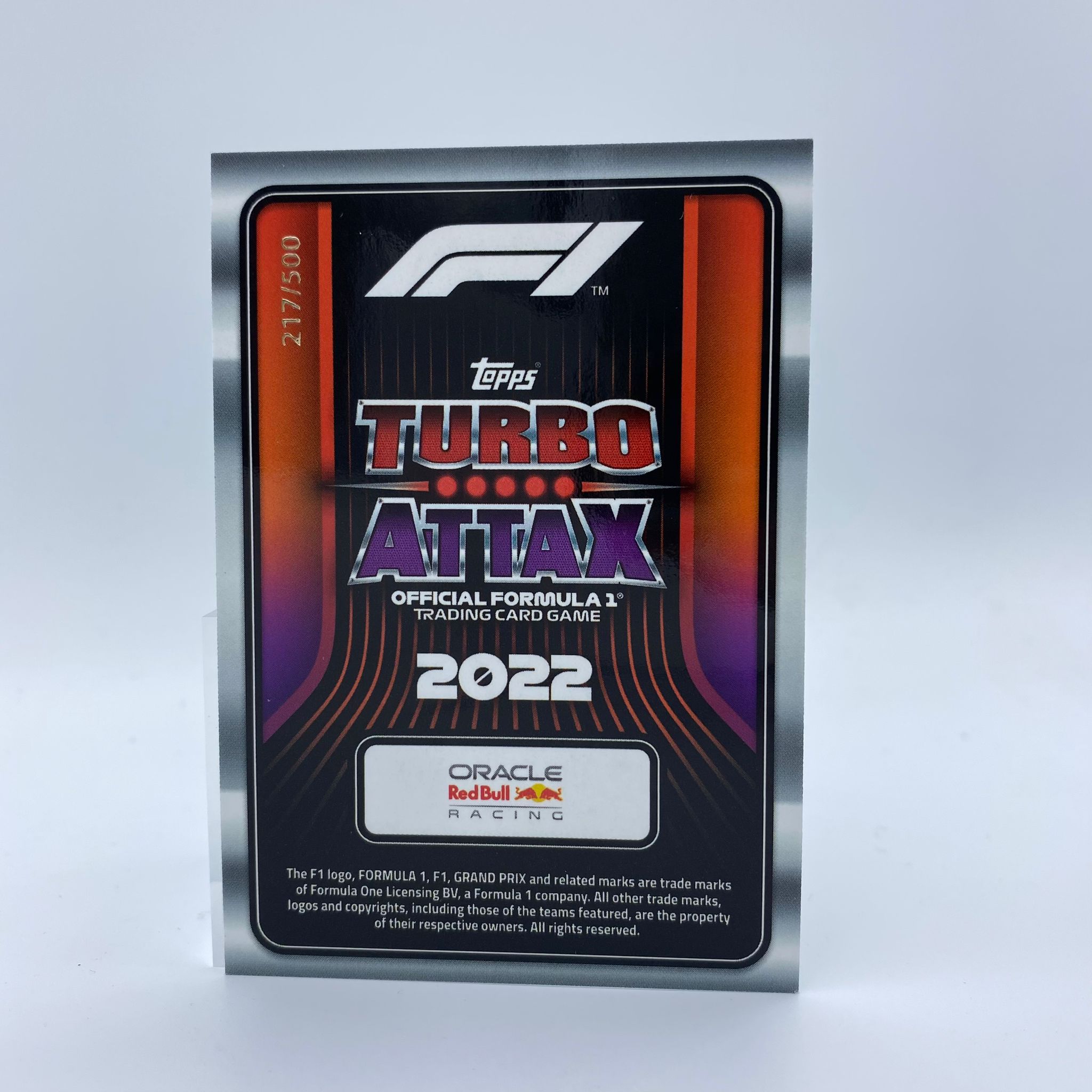 Max Verstappen #286 Record Breakers Turbo Attax 2022 - Limited Edition F1 Trading Card for Collectors & Fans - Perfect for Sports Memorabilia Displays & Fan Collections