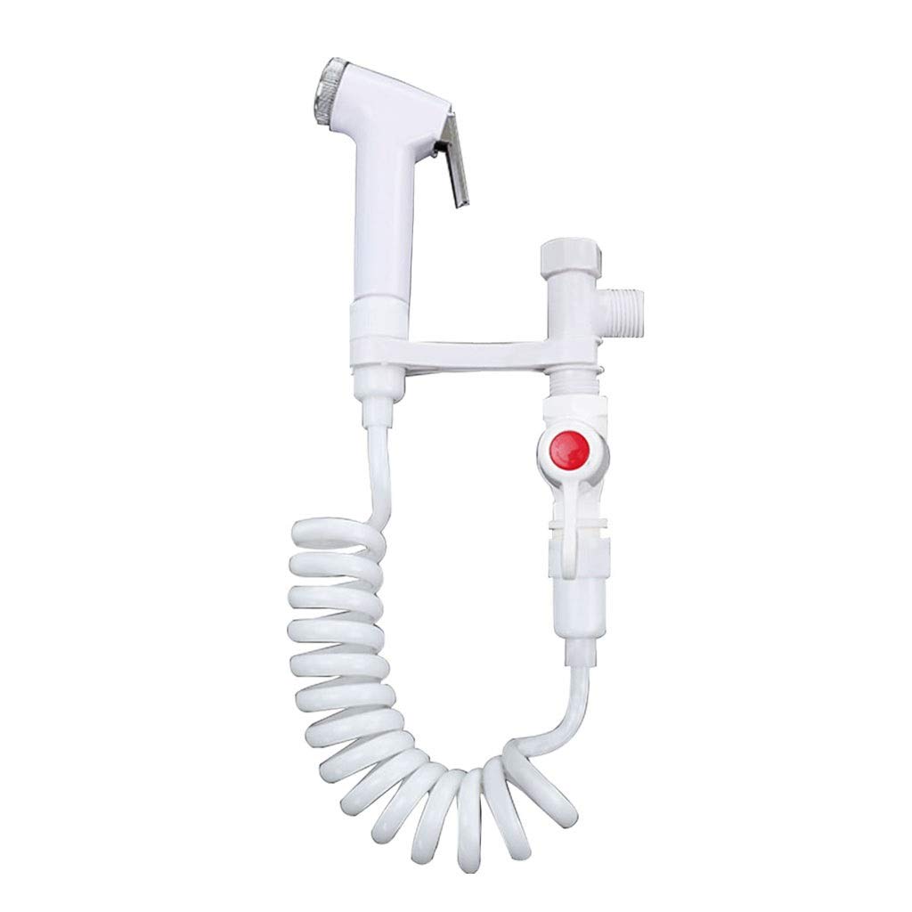 GPPZM Portable Bidet Sprayer Set - Handheld Toilet Bidet with Retractable Spring Hose, Free Mounting Bracket & Switch - Perfect for Travel, Camping & Home Bathroom Hygiene