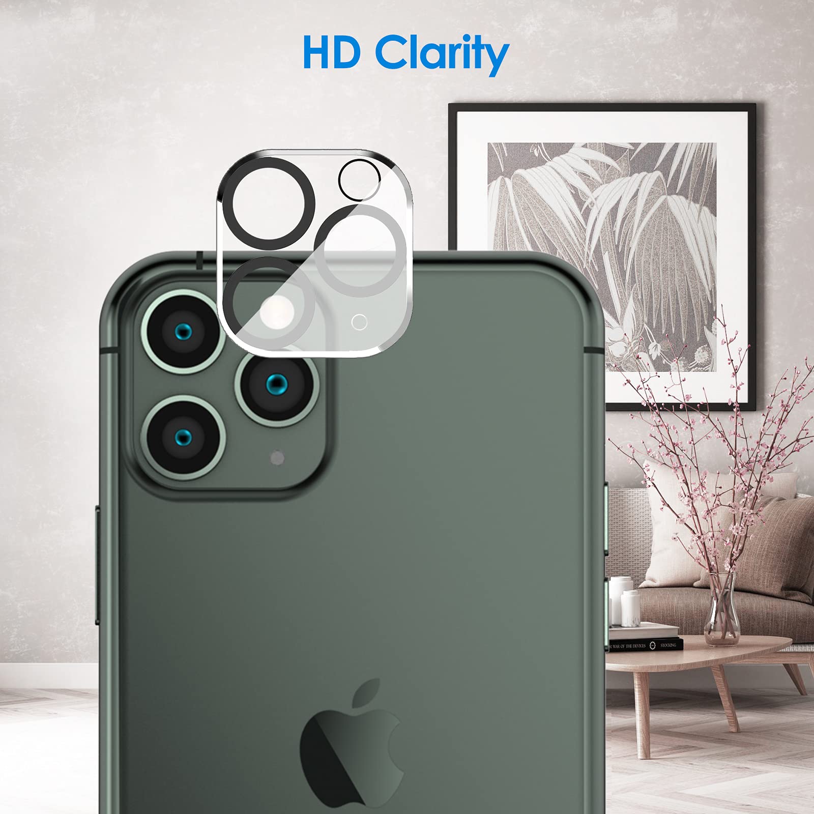 JETech iPhone 11 Pro Privacy Screen Protector & Camera Lens Protector Set - Anti-Spy Tempered Glass for Face ID Protection | Perfect for Office, Travel & Public Use