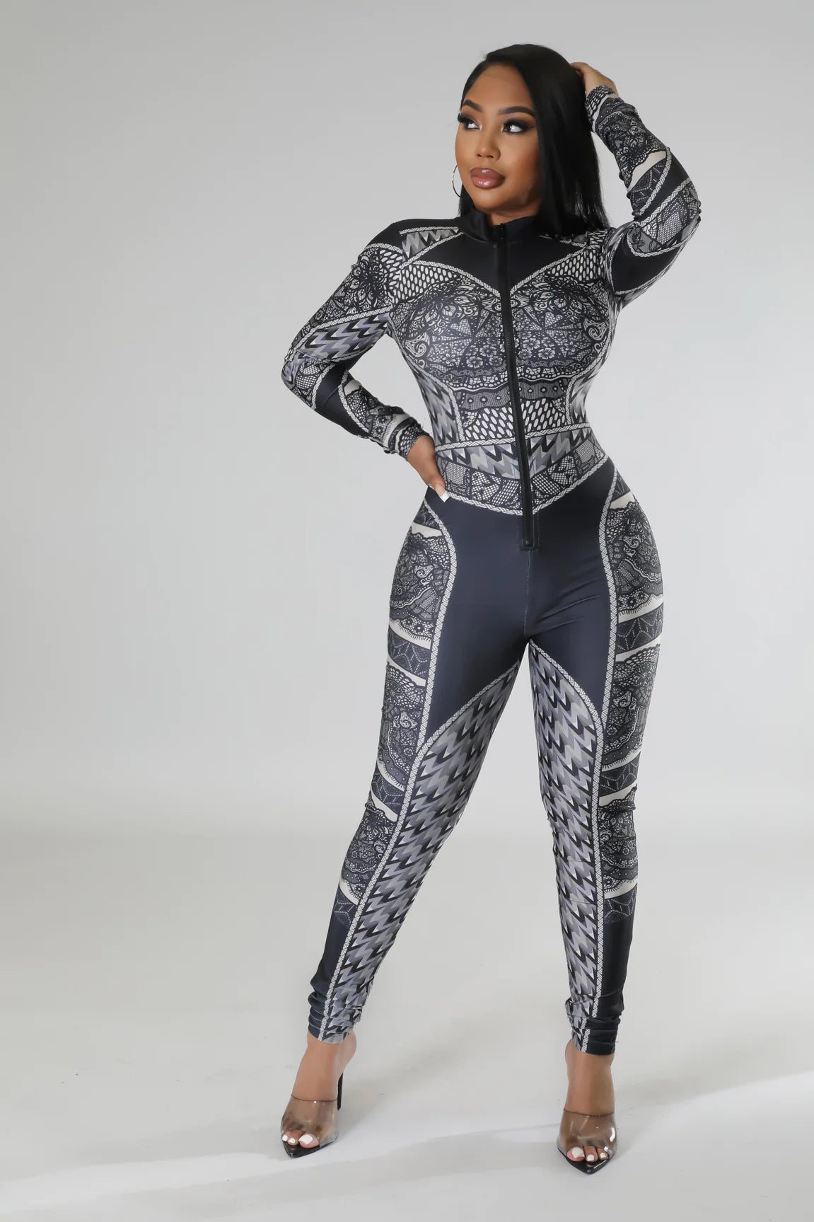 Vegas Nights Jumpsuit for Women - Sexy One Piece Romper with Pockets | Perfect for Night Out, Party, Club & Casino Outfits