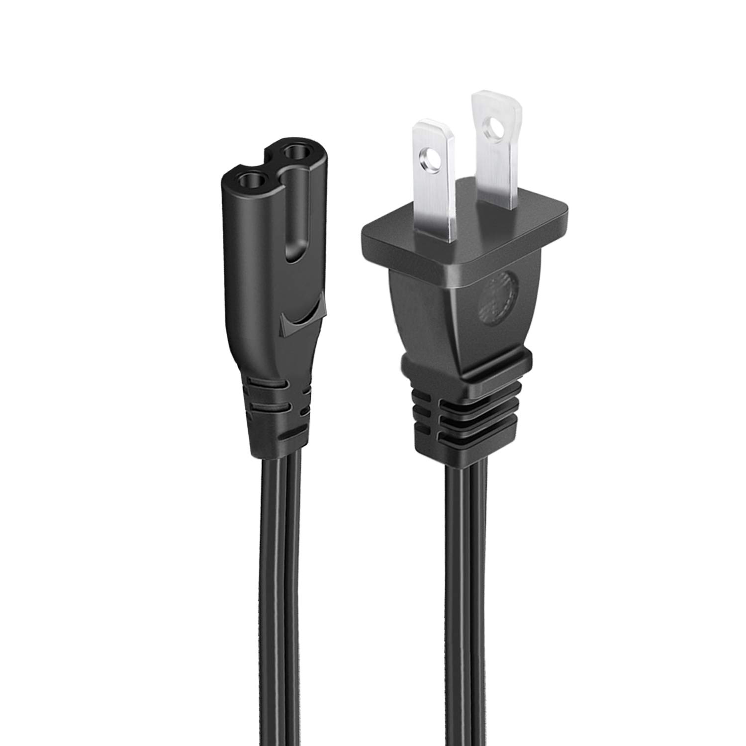 8.2ft 2 Prong Power Cord Replacement for HP Deskjet 1112/2130/2132/4155/4158 Printers - F5S23A Compatible AC Adapter Cable - Perfect for Home Office & Small Business Printing Needs