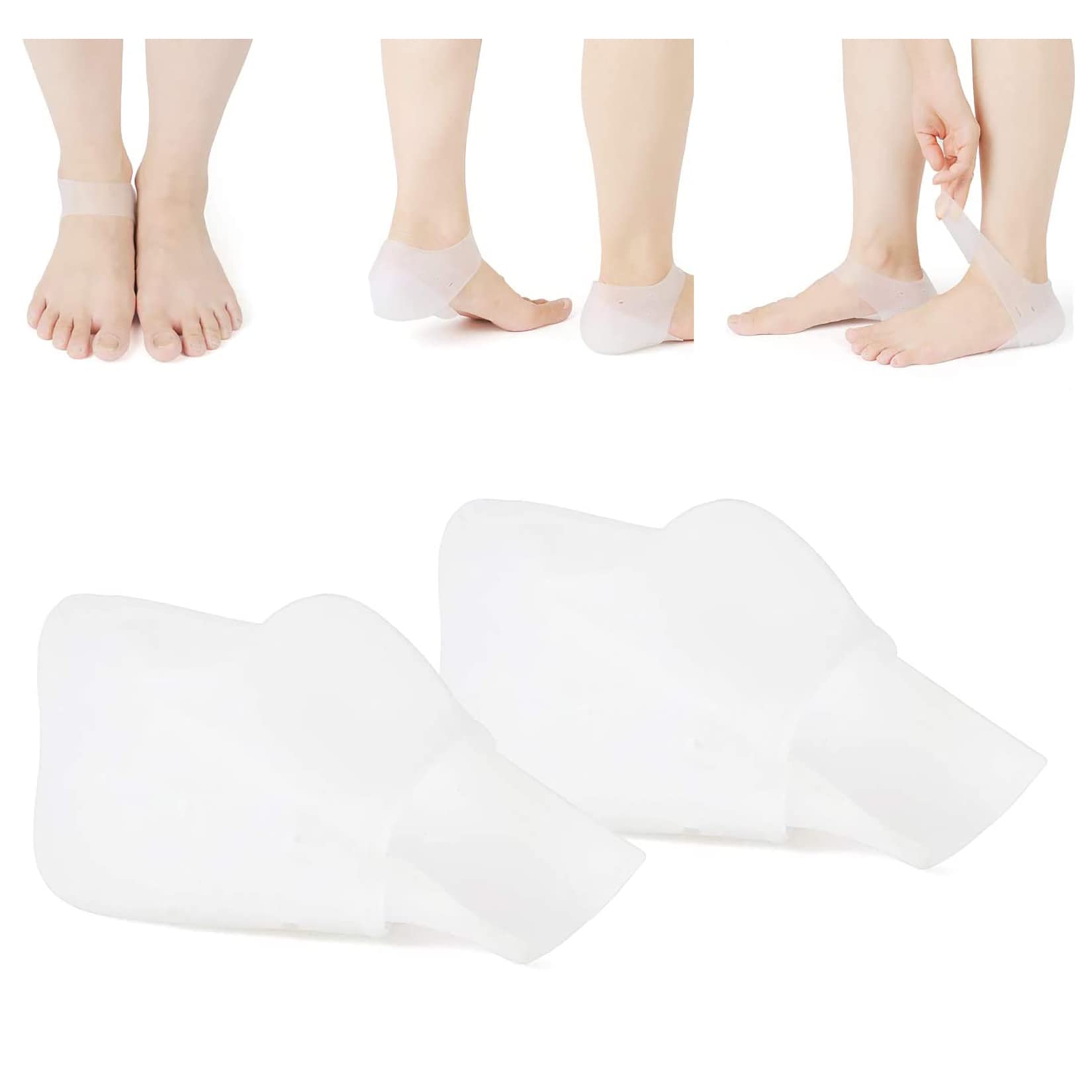 4cm Invisible Height Increase Insoles for Men & Women - Non-Slip Heel Lift Inserts for Shoes, Comfortable Foot Support | Perfect for Work, Dating & Everyday Wear