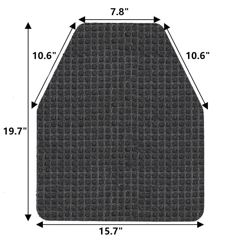 10 Pack Commercial Urinal Mats - Odor Eliminating Disposable Toilet Pads for Men's Restroom, Anti-Splash Urine Floor Mats (Black) - Ideal for Public Bathrooms, Bars, and High-Traffic Restrooms