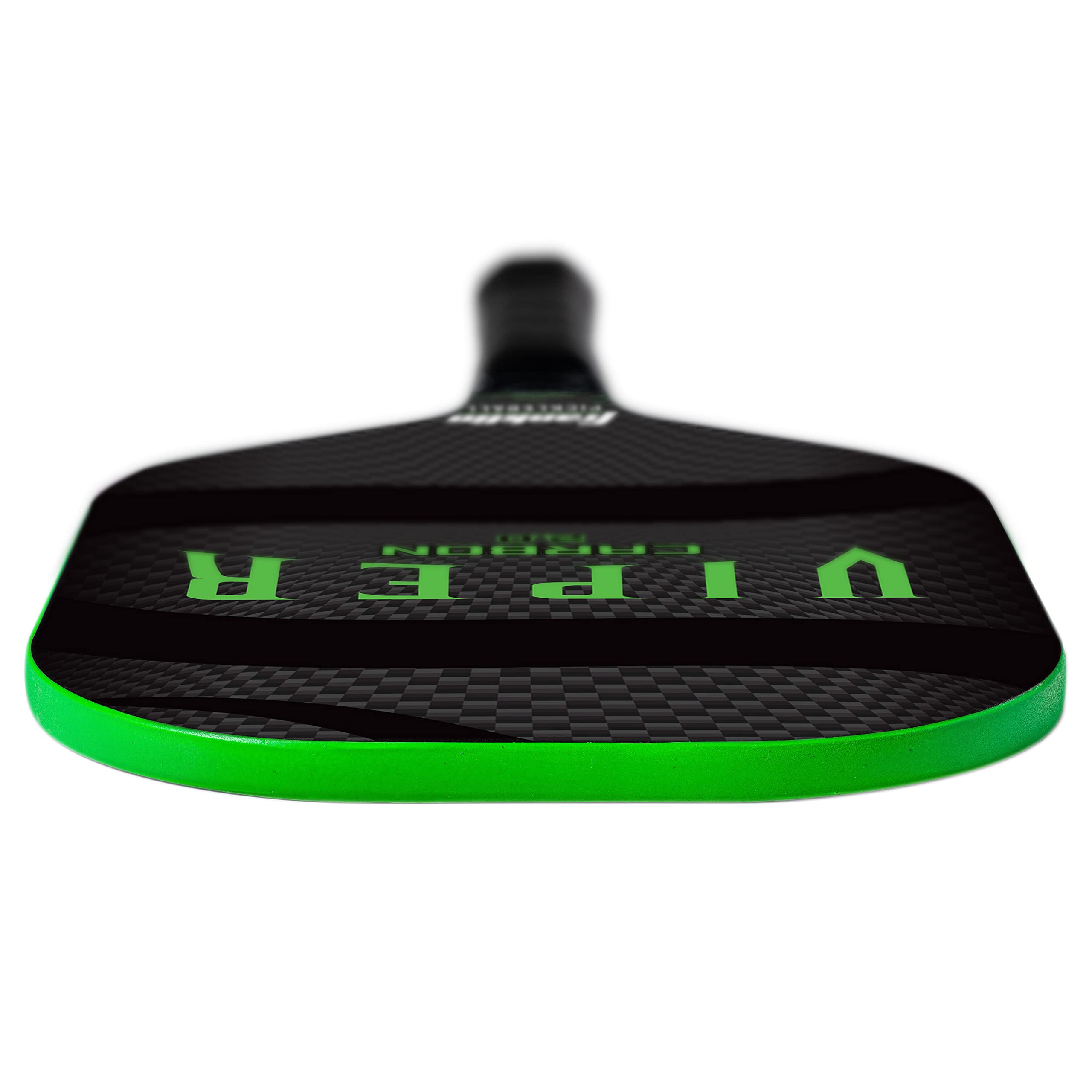Franklin Sports Pickleball-X Carbon Fiber Viper Paddle - Lightweight & Durable Pickleball Racket for Indoor/Outdoor Play - Perfect for Beginners & Advanced Players (Green)