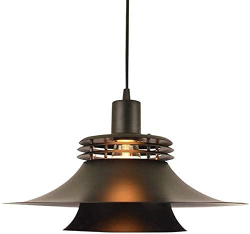 Industrial Vintage Hanging Lamp - Adjustable Height Black Iron Chandelier, Modern Pendant Light Fixture for Dining Room, Kitchen, Restaurant & Bar | Stylish Ceiling Lighting for Home Decor & Commercial Spaces