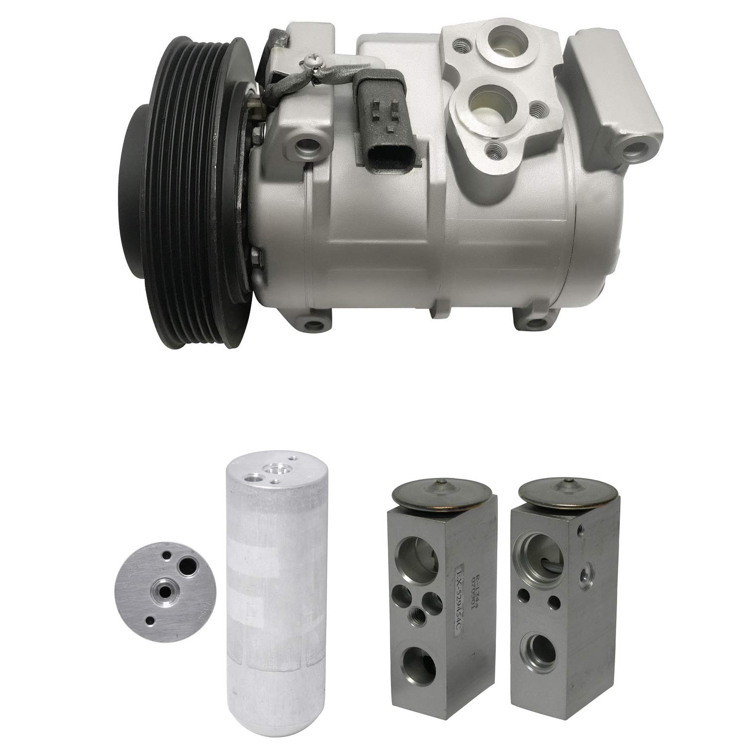 RYC Remanufactured AC Compressor Kit KT AH27 - Compatible with Multiple Car Models | Perfect for AC System Repair & Replacement