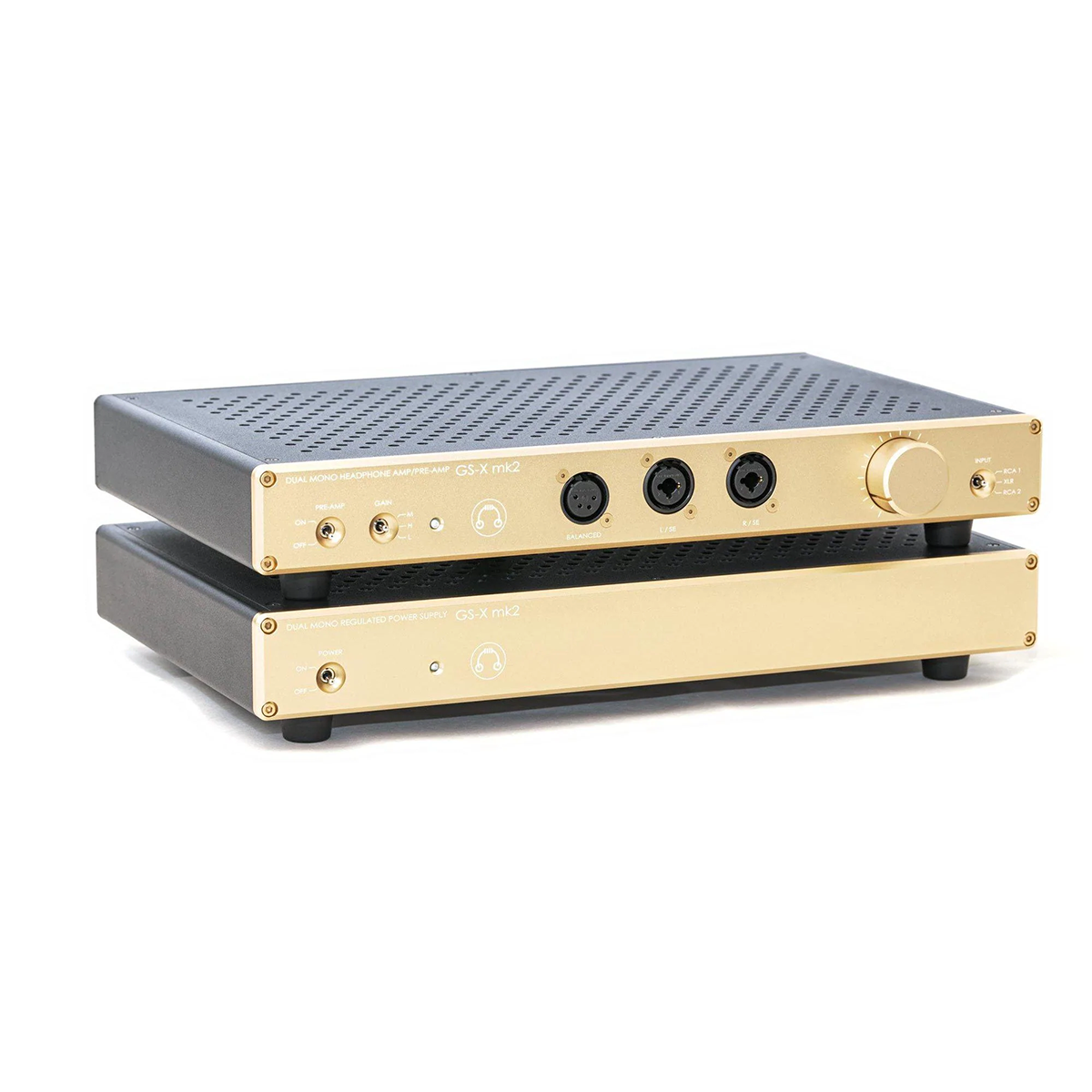 HeadAmp GS-X mk2 Balanced Headphone Amplifier & Preamplifier - High-End Audio for Studio & Home Listening