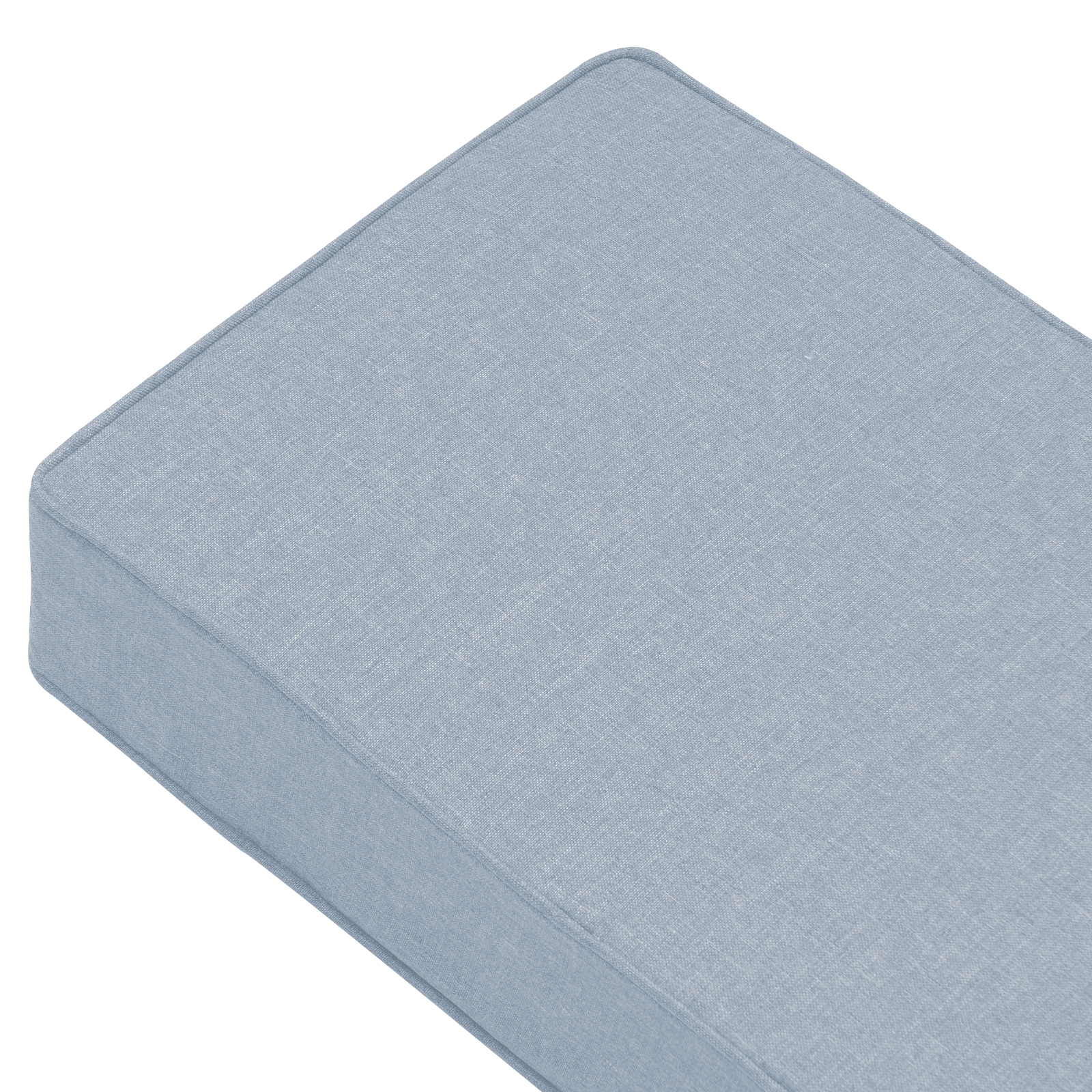 Linara Custom Bench Cushion - Waterproof Outdoor Sofa Cushion with Ties, Sand Color Patio Furniture Seat Pad - Perfect for Garden, Deck, Poolside & Patio Chairs