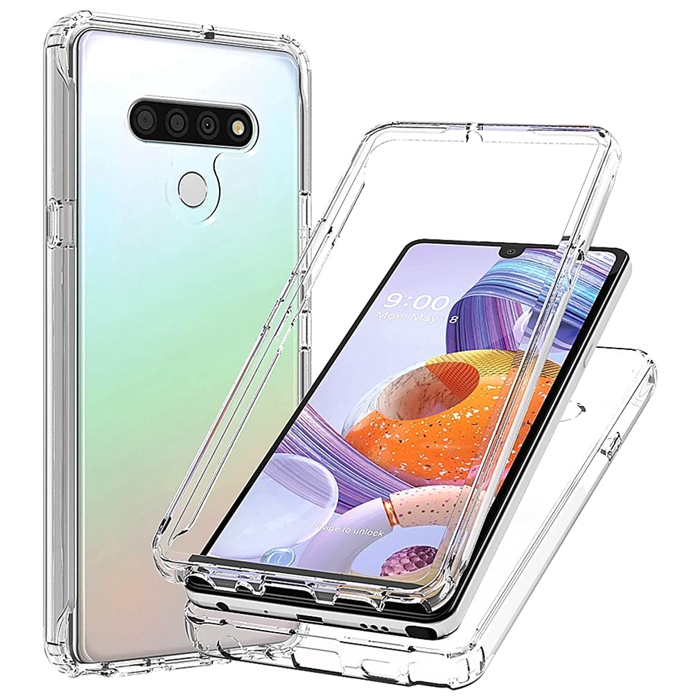 Clear Shockproof TPU Phone Case for LG Stylo 6 - Crystal Transparent Protective Cover with Bumper Design | Perfect for Women & Girls | Everyday Protection, School, Work & Travel