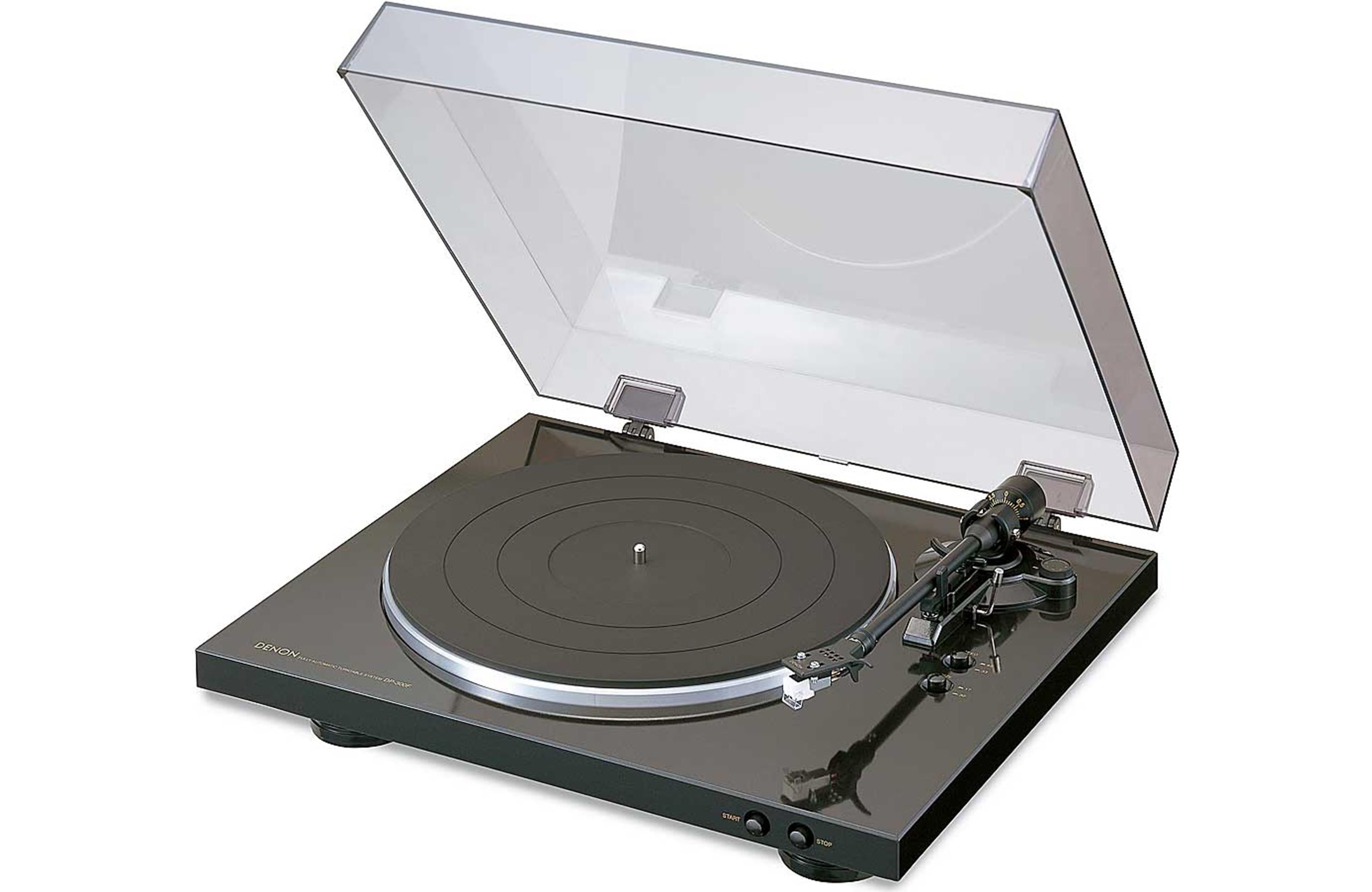 Denon DP-300F Fully Automatic Turntable with Built-in Phono Preamp - Vintage Vinyl Record Player for Home Audio & DJ Setup - Perfect for Music Lovers & Audiophiles