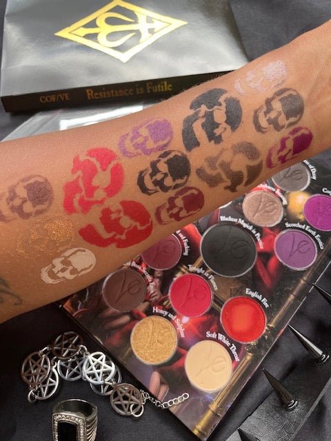 Resistance is Futile - Limited Edition Cradle Of Filth x VE Cosmetics Makeup Collection | Gothic Beauty & Horror-Inspired Cosmetics for Concerts, Halloween & Alternative Fashion