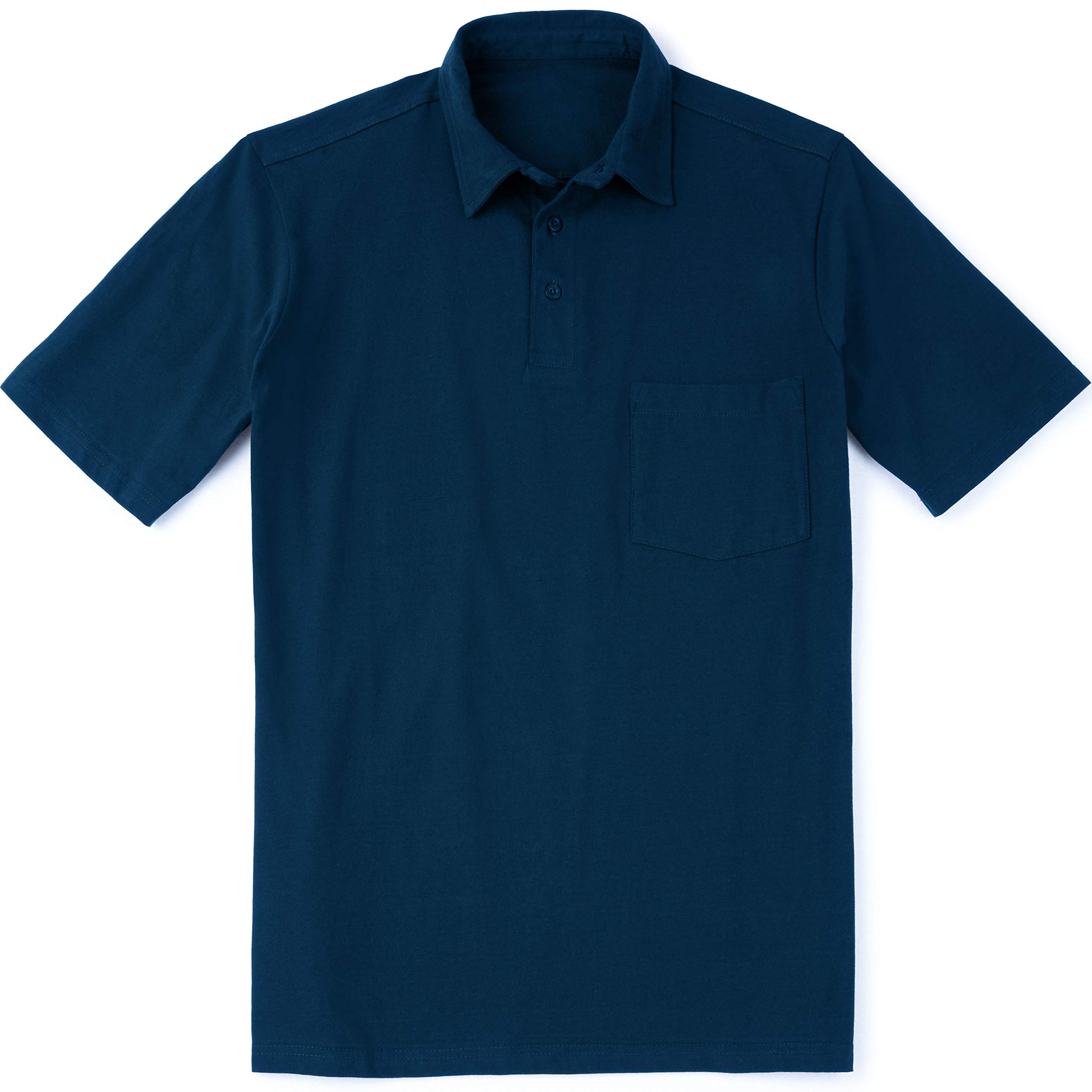 KingSize Men's Big & Tall Heavyweight Jersey Polo Shirt - Comfortable Cotton Blend for Work & Casual Wear | Plus Size Mens Fashion | Office, Golf & Outdoor Activities