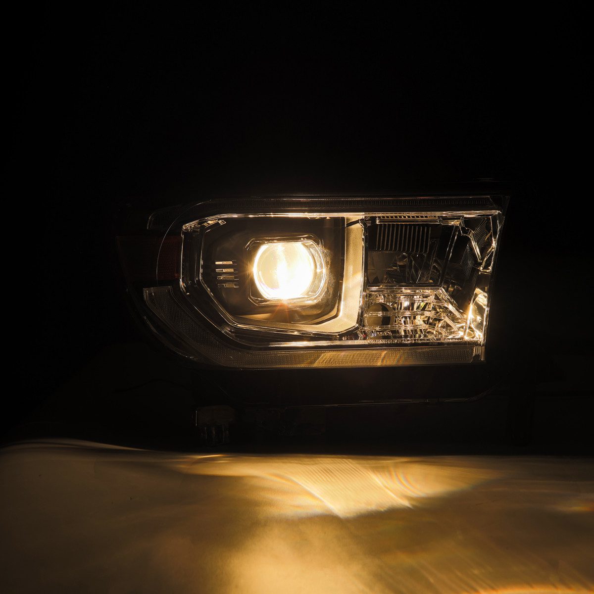 07-13 Toyota Tundra & 08-17 Toyota Sequoia MK II LUXX Series LED Projector Headlights - Chrome Finish with Level Adjuster - Upgrade for Night Driving & Off-Road Adventures
