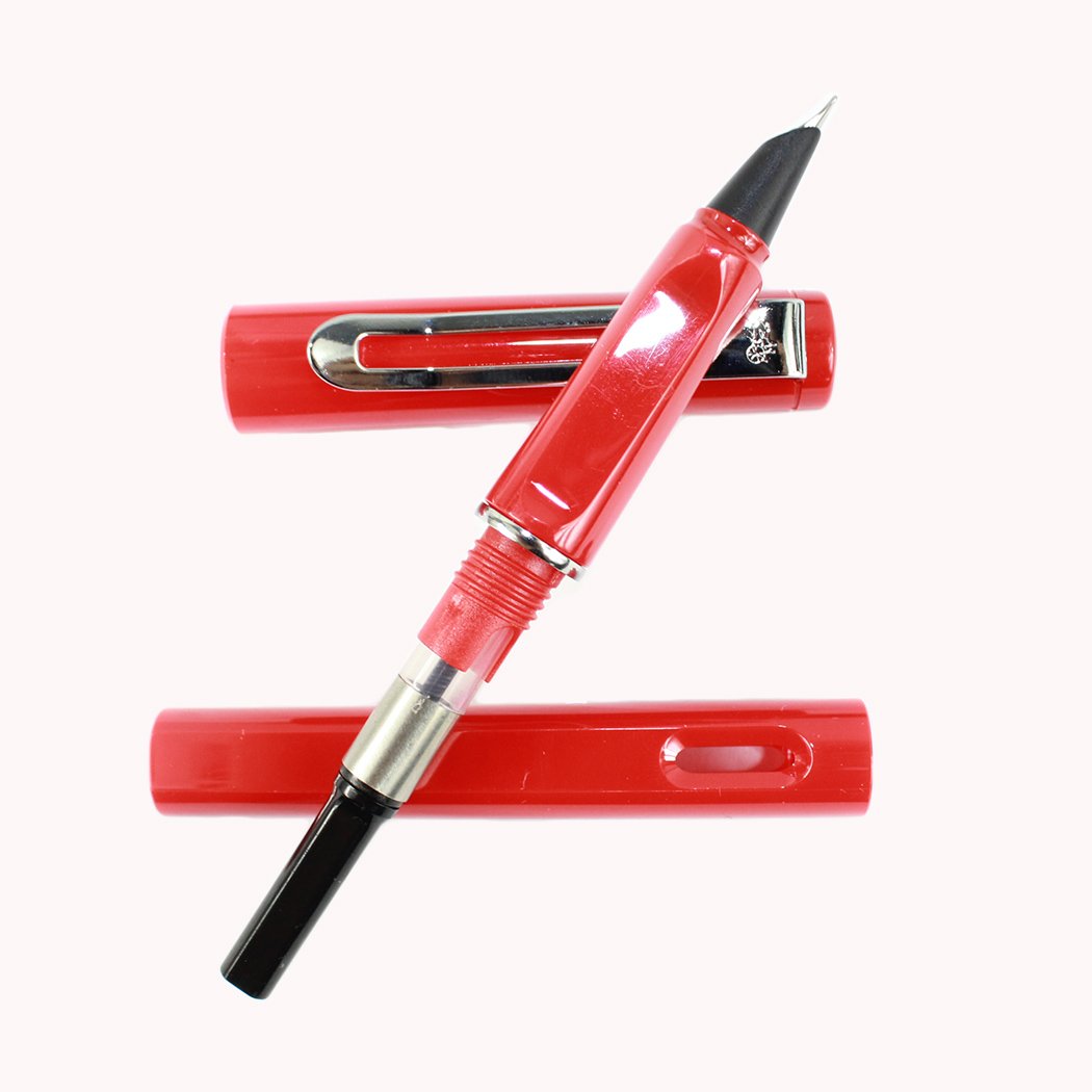 Gullor 5099 Fine Nib Fountain Pen - Premium Red Ink Fountain Pen for Writing, Calligraphy & Journaling - Ideal for Office, School & Gift Giving