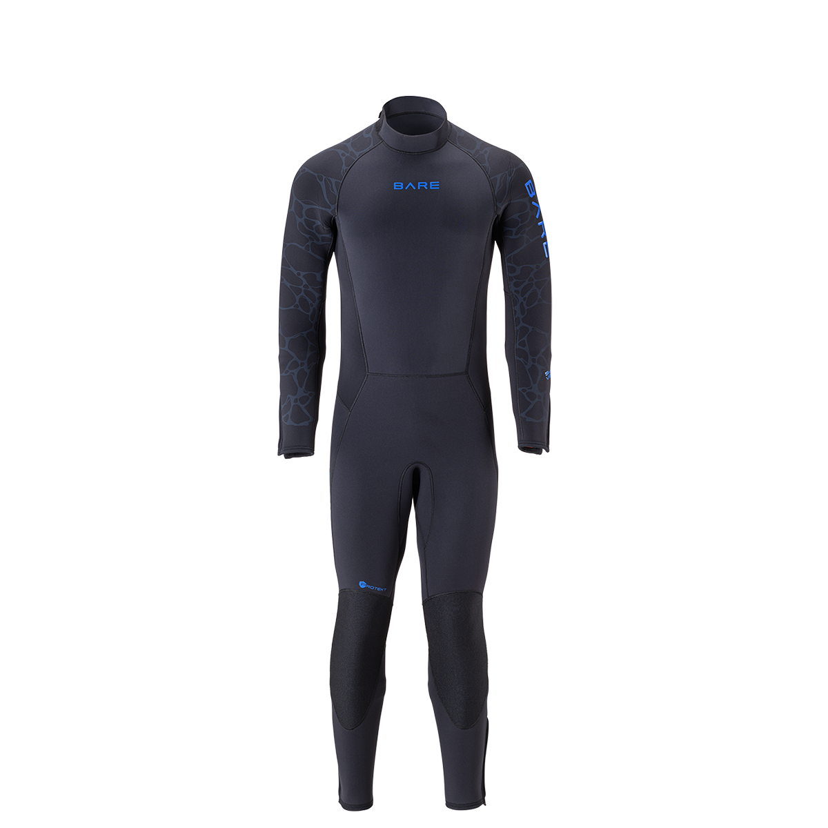 Bare 5mm Velocity Ultra Full 2.0 Blue Wetsuit - Premium Neoprene Diving Suit for Scuba, Snorkeling & Water Sports | Cold Water Protection Gear