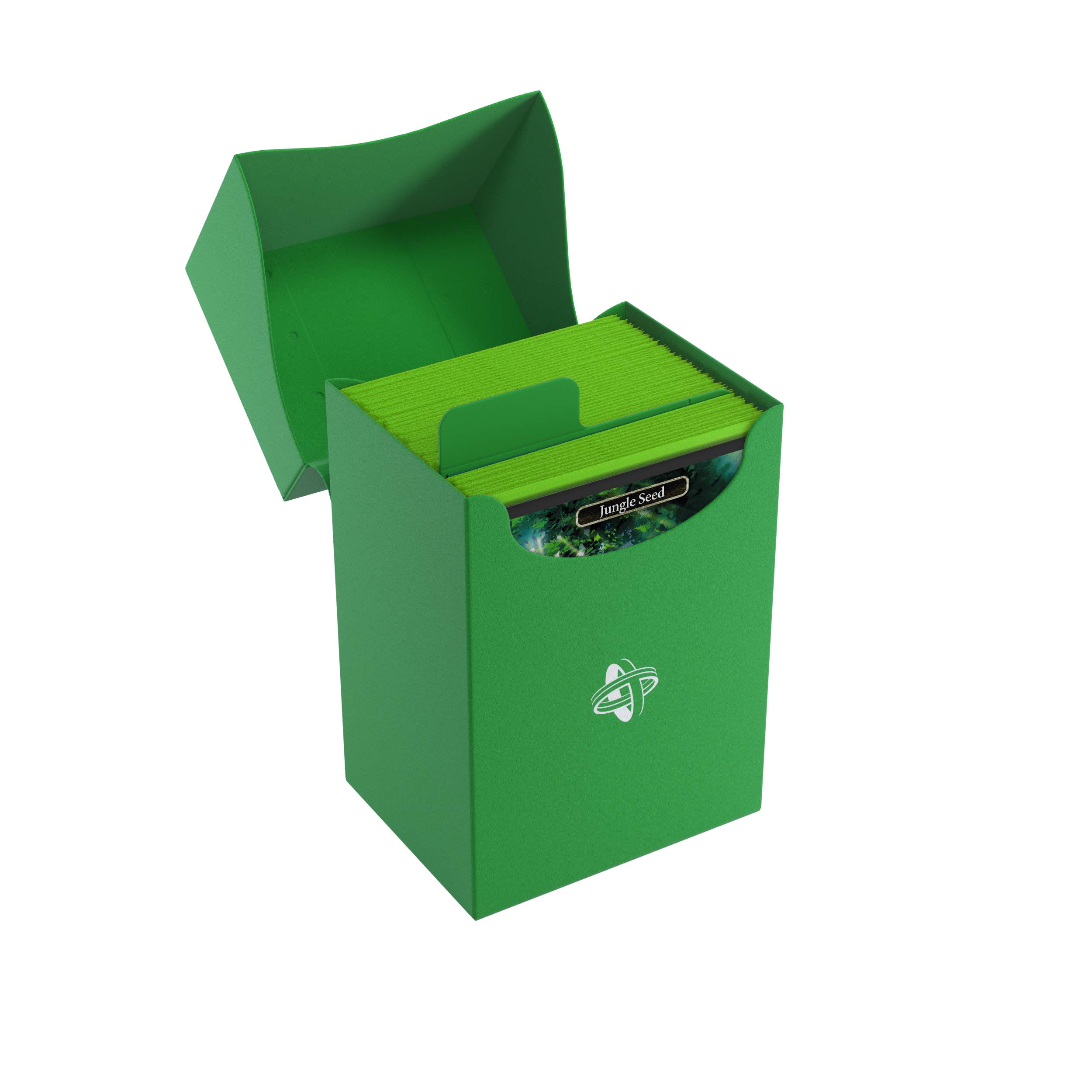 80+ Green Deck Holder - Premium Card Game Accessory for Poker, Blackjack & Magic Tricks | Perfect for Game Nights & Casino Parties