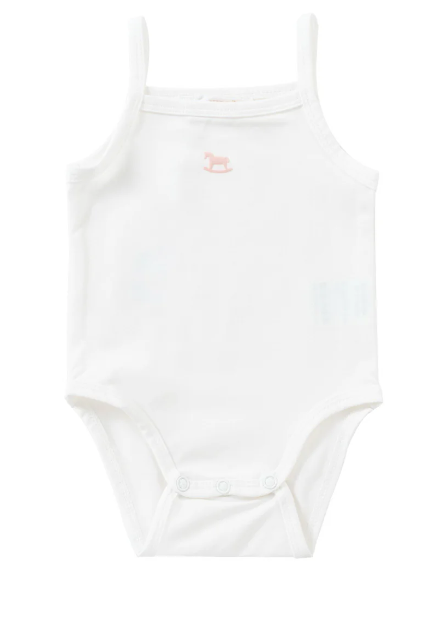 KIPP Rocking Horse Baby Onesie Set - Soft Cotton Bodysuit & Pants Outfit for Newborn to 24 Months (NB-24M) | Cute Nursery Animal Theme for Photo Shoots, Playdates & Gift Giving