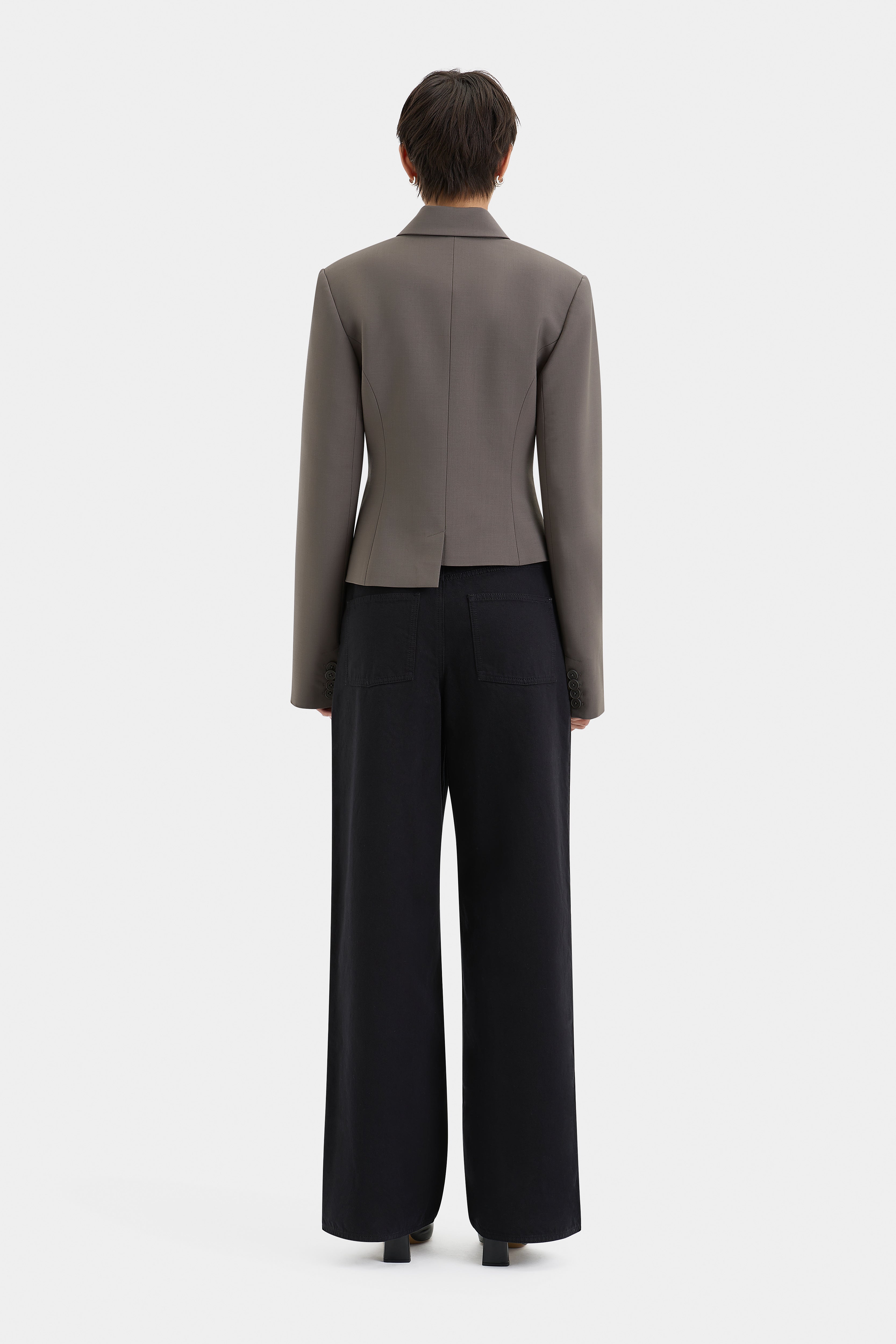 Elegant Maya Pleated Blazer for Women - Office Wear, Business Casual & Formal Occasions | Stylish Work Jacket for Professional Outfits