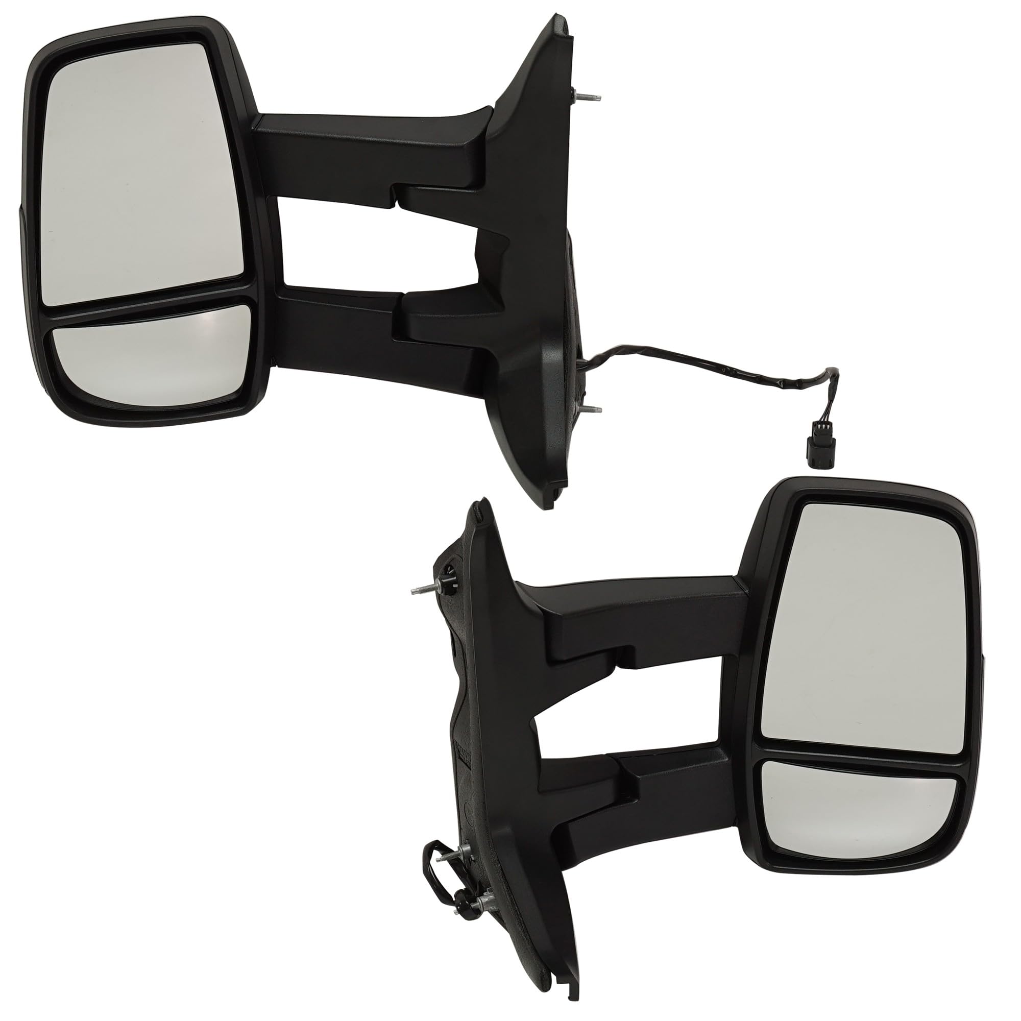 Go-Parts Replacement Side View Mirrors for 2015-2017 Ford Transit-150 - Left & Right Pair (Driver & Passenger) - Compatible with CK4Z-17683-HB & CK4Z-17682-HB - Perfect for Enhanced Visibility and Safe Driving