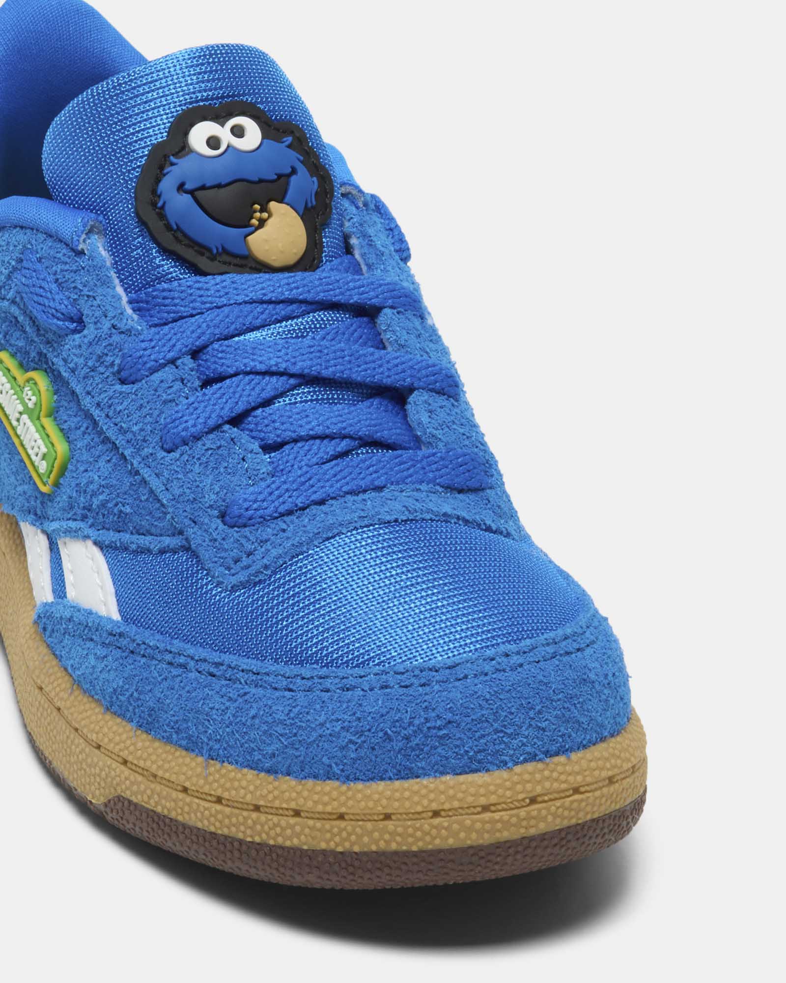 Sesame Street Club C Revenge Sneakers - Blue/White/Blue Retro Style Shoes for Kids & Adults - Perfect for Casual Wear, School, and Everyday Outfits