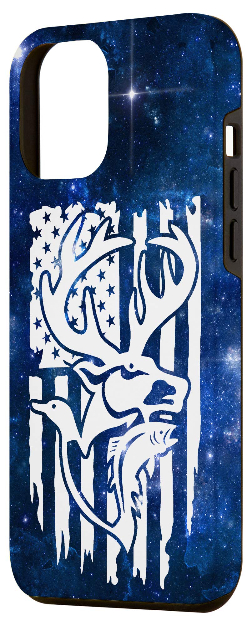 iPhone 12 Pro Max Case - Space Galaxy Camouflage Design | Shockproof Protective Cover for Hunting, Fishing & Outdoor Activities | Perfect for Duck & Deer Hunting Enthusiasts
