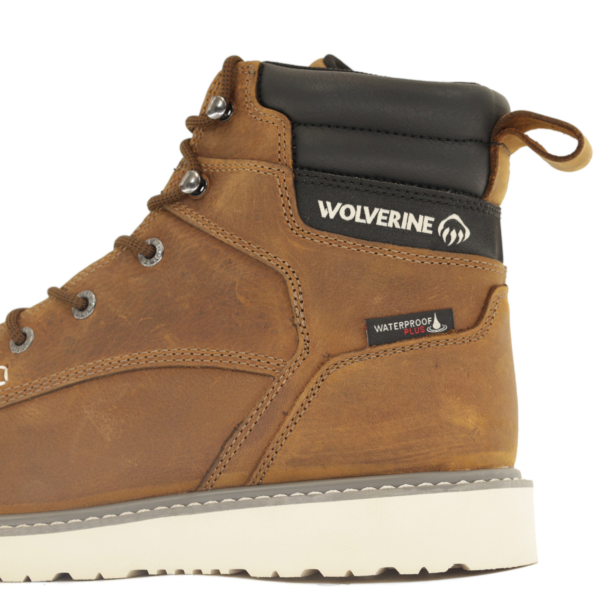 Premium Trade Wedge Steel Toe Work Boots - OSHA Compliant Safety Shoes for Construction & Outdoor Work