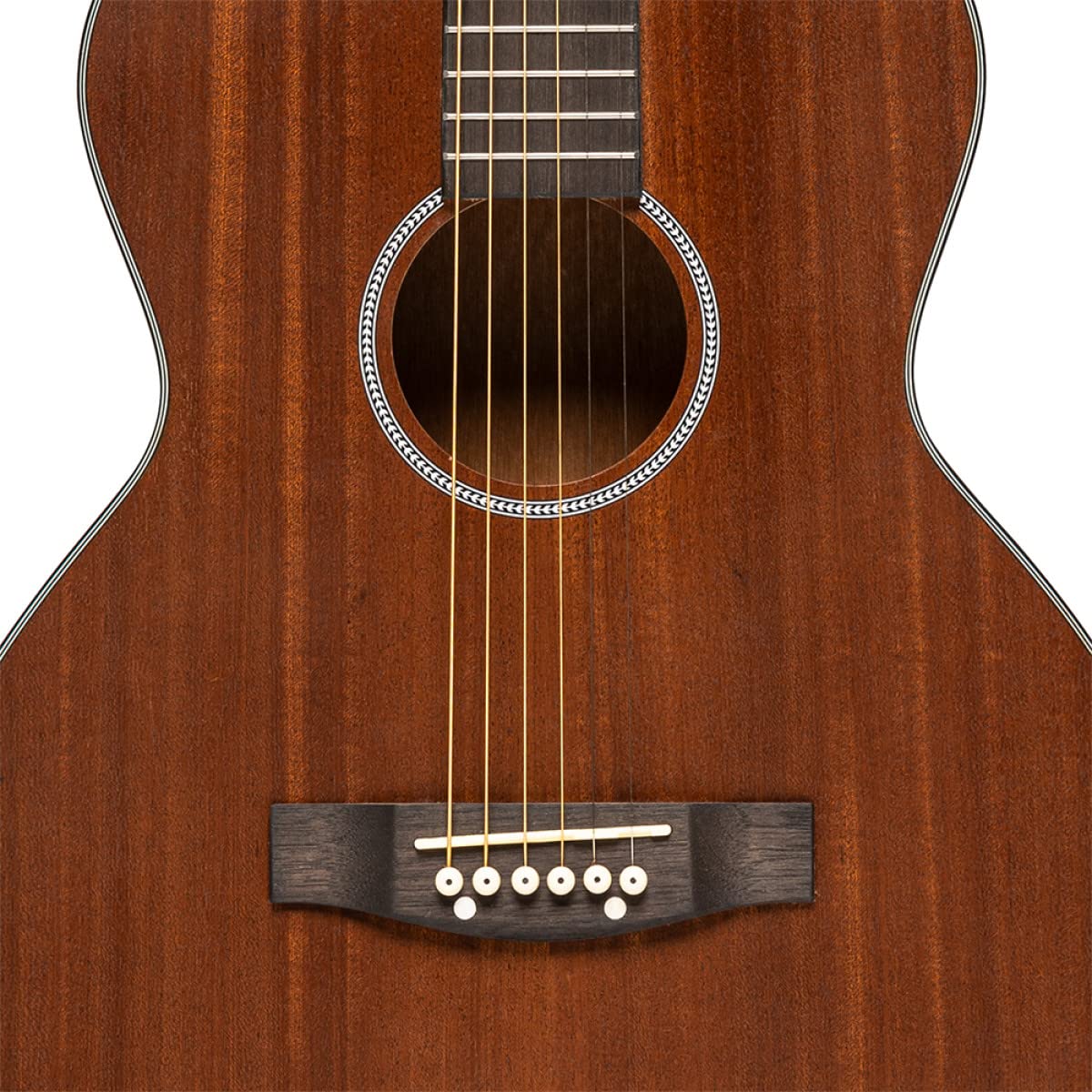 Stagg SA25 A MAHO 6-String Acoustic Guitar for Beginners - Right-Handed Natural Wood Guitar with Mahogany Top | Perfect for Camping, Travel & Home Practice