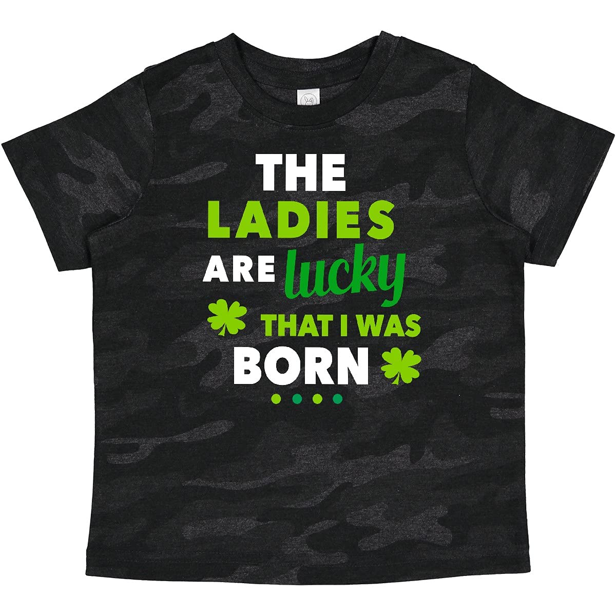 Lucky St. Patrick's Day Baby T-Shirt - Inktastic Funny Irish Themed Shirt for Women & Girls | Perfect for St. Paddy's Day Parties, Parades & Irish Celebrations