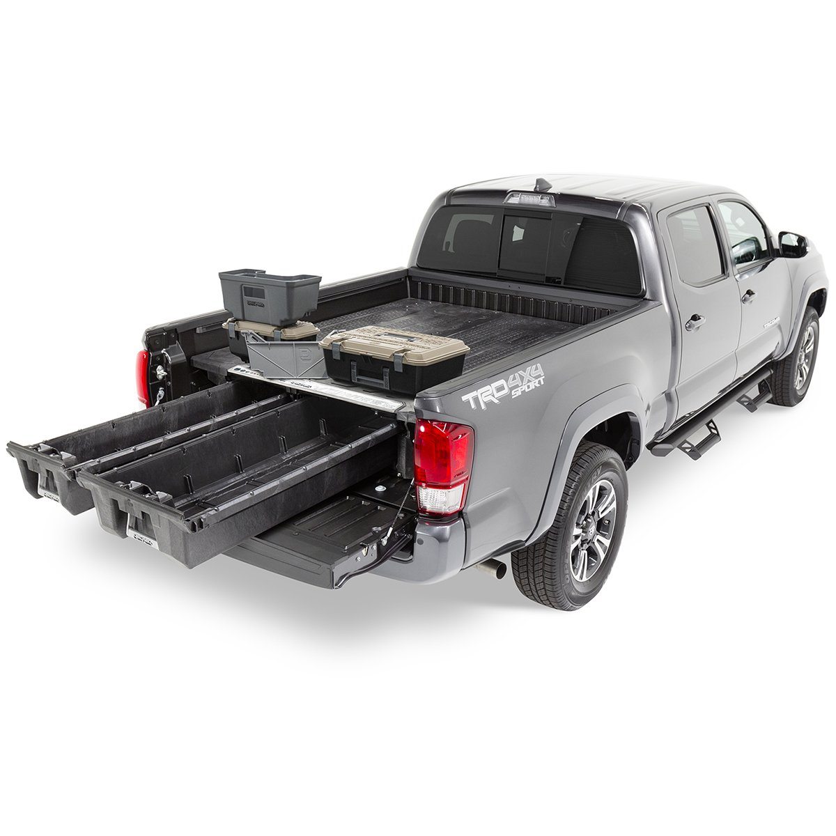 2005-2018 Toyota Tacoma Truck Bed Storage Organizer System - Heavy Duty Cargo Management for Camping, Work & Off-Road Adventures