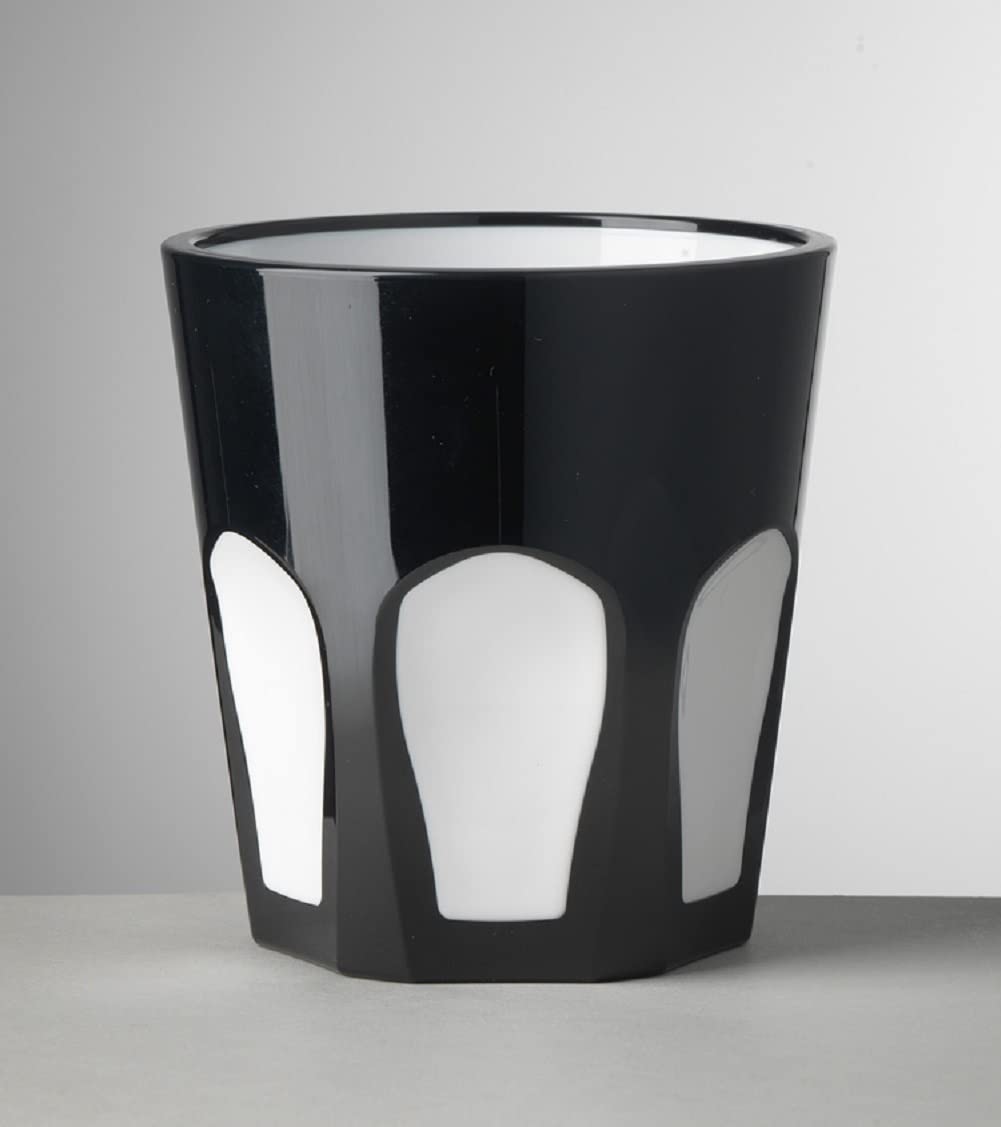 Premium Mario Luca Giusti Gulli Insulated Tumbler - 20oz Stainless Steel Travel Mug with Lid, Black & White Design - Perfect for Coffee, Tea & Cold Drinks at Home, Office or Gym