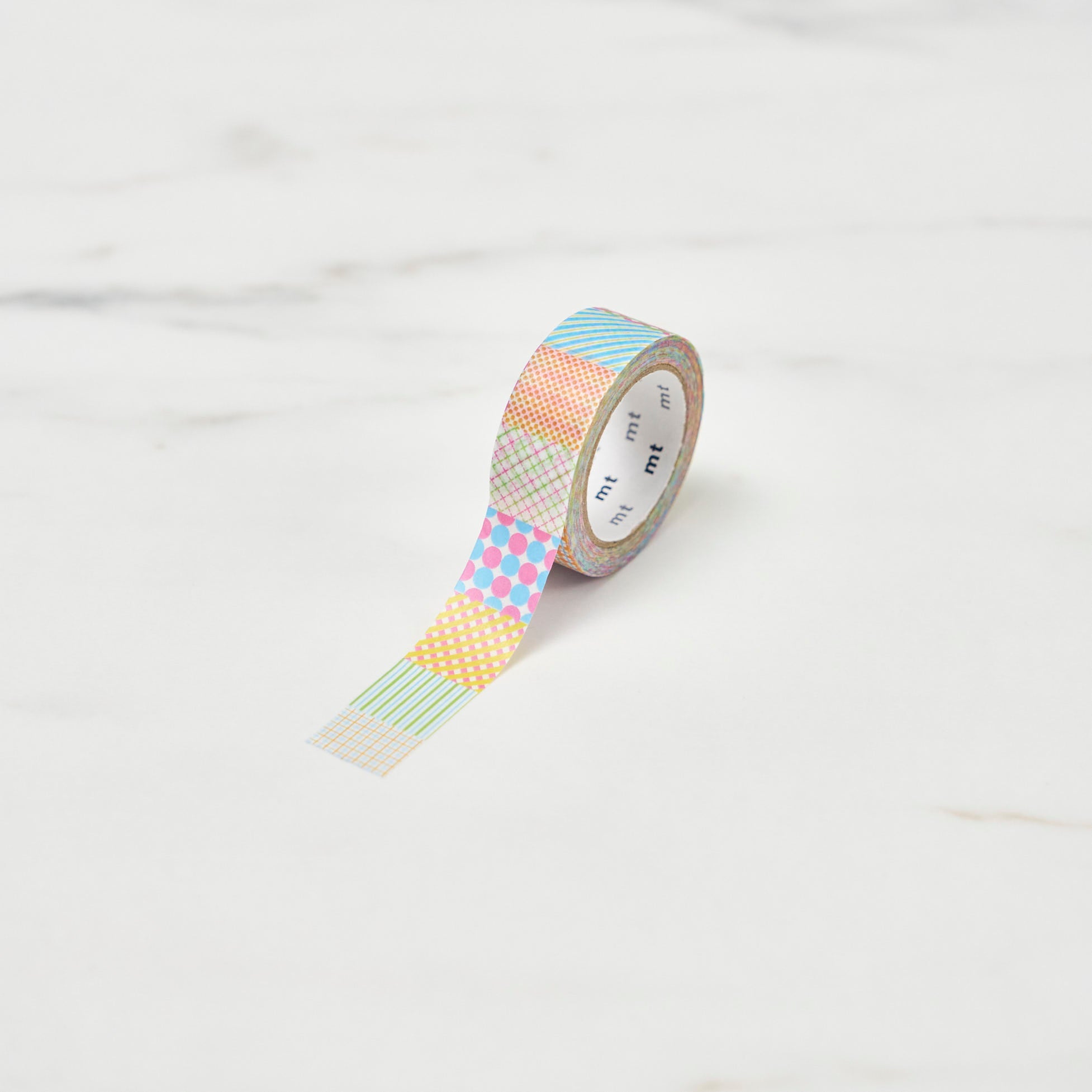 MT Deco Grid and Gingham Series Masking Tape - Kamoi Kakoshi - Perfect for Scrapbooking, Journaling, and DIY Craft Projects