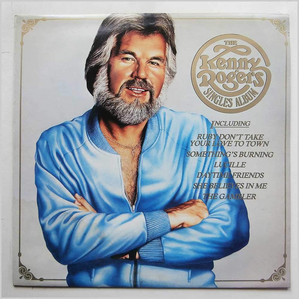 Kenny Rogers Singles Album - Classic Vinyl LP Record for Collectors & Music Lovers - Perfect for Home Listening, Gifts & Vintage Music Collections