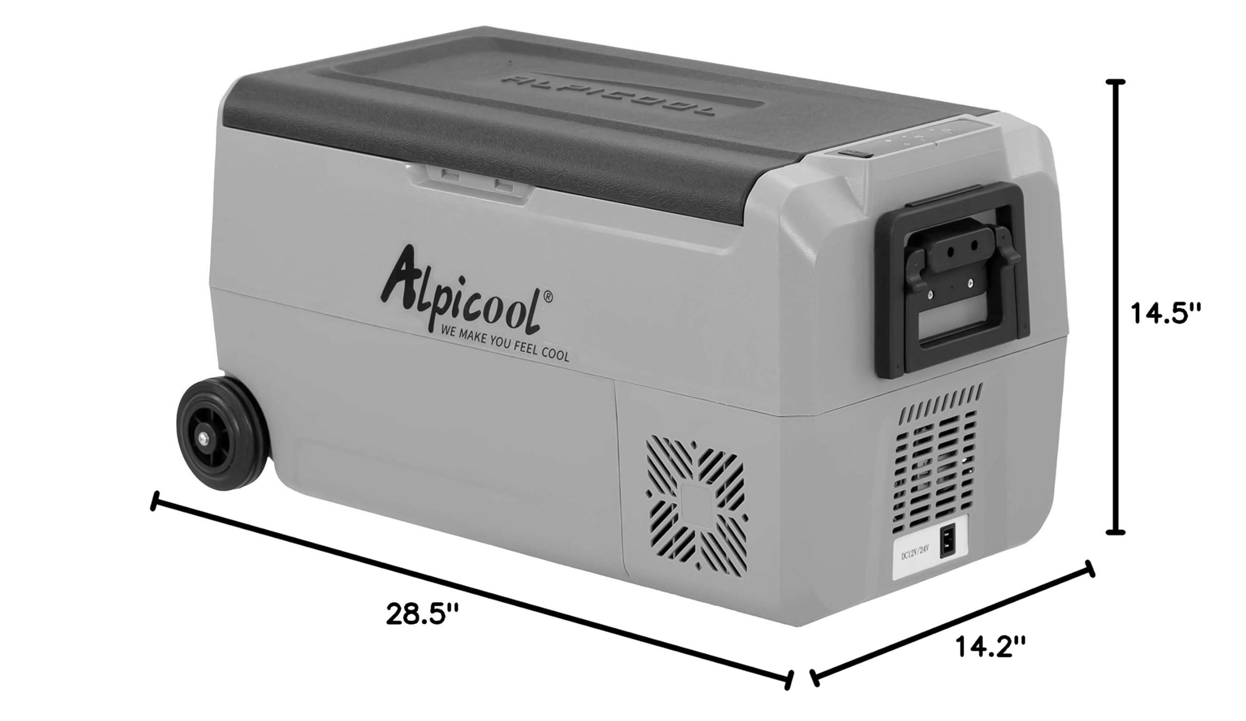 Alpicool T36 12V Portable Car Refrigerator Freezer - Dual Zone Temperature Control (-4°F to 68°F), 38 Quart Capacity for Truck, RV, Boat, Camping & Travel - Perfect for Road Trips, Outdoor Adventures & Marine Use