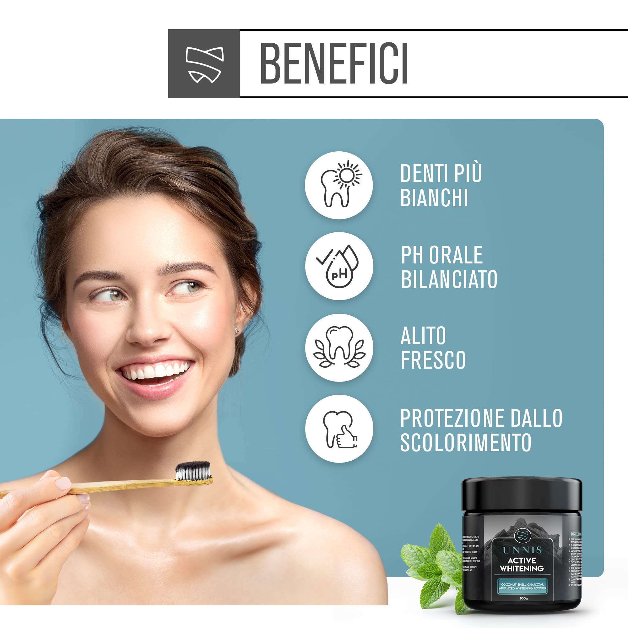 Professional Activated Charcoal Teeth Whitening Kit - Whitening Toothpaste & Powder for Dental Care | Brighten Smile, Remove Stains at Home