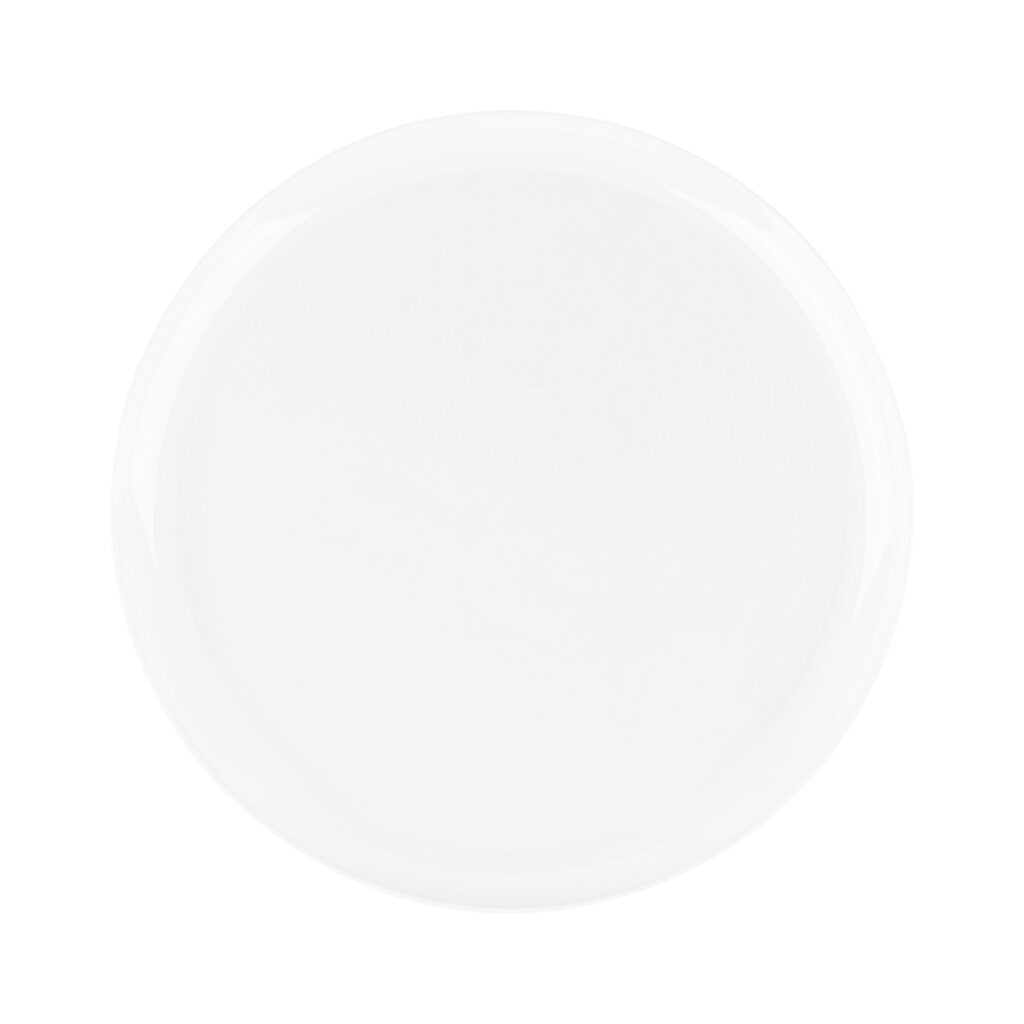 Premium White Round Plastic Plates - 10 Pack Elegant Disposable Dinner Plates for Parties, Weddings & Special Events