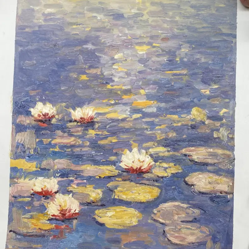 Beautiful Flower and Tree Painting #FT016 - Handmade Canvas Art for Home Decor, Living Room, Bedroom & Office Wall