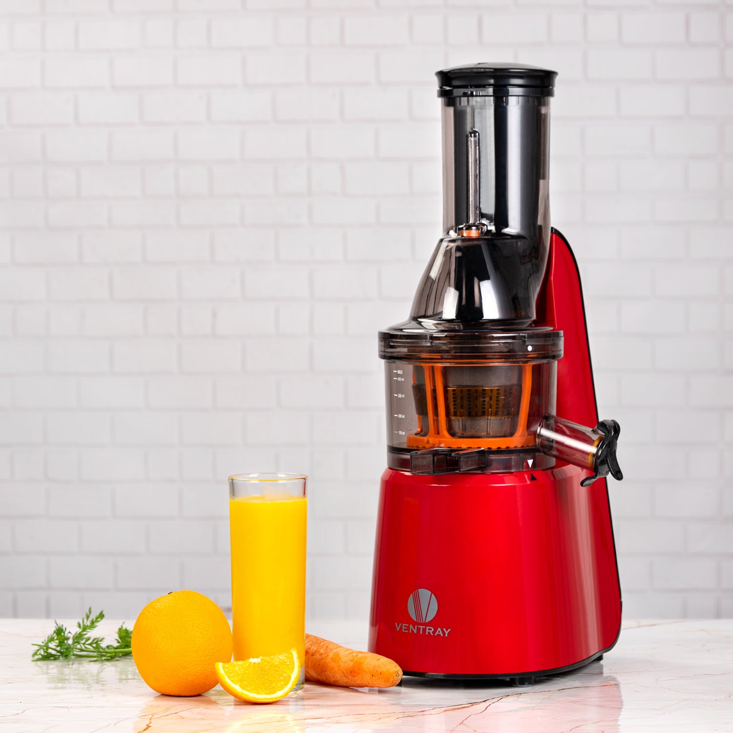 800W Slow Masticating Juicer - Cold Press Juicer for Fruits & Vegetables - Quiet & Efficient for Home, Gym, or Office Use