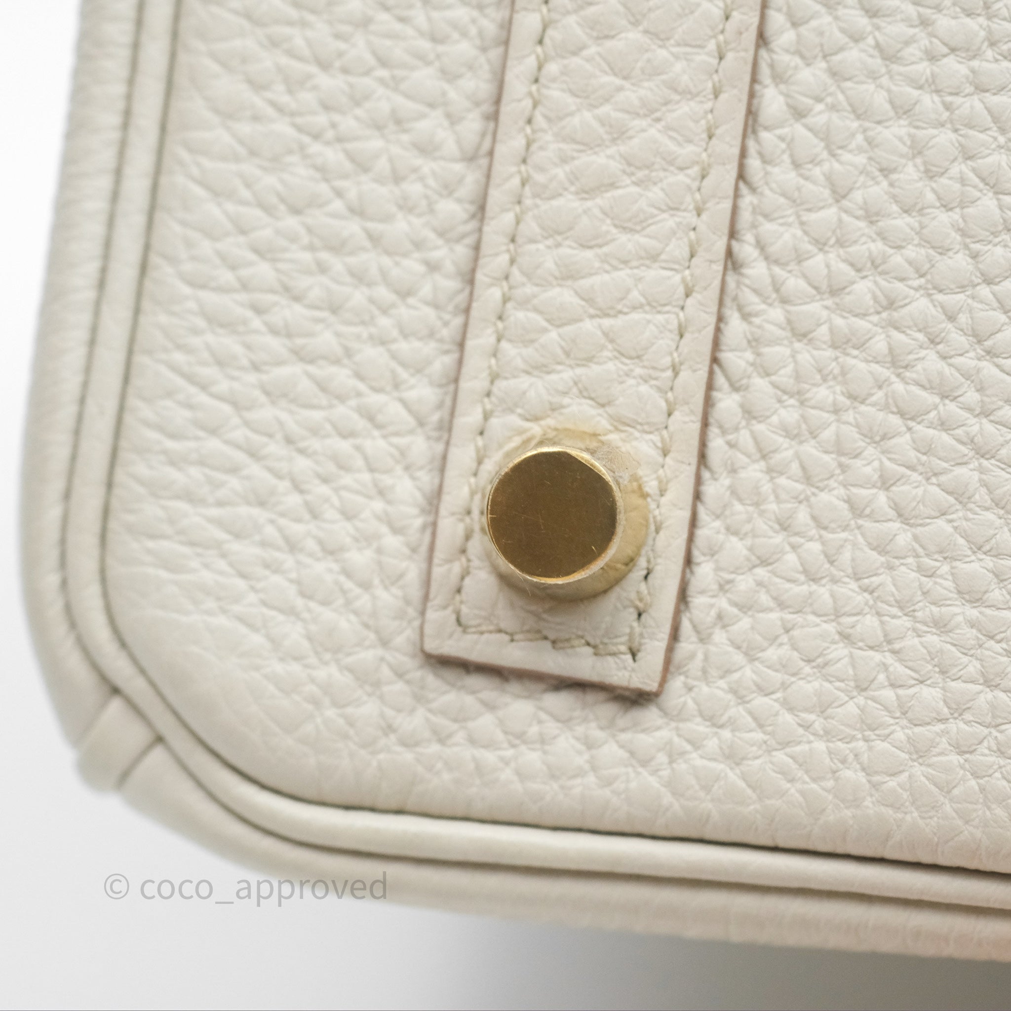 Authentic Hermès Birkin 25 Retourne Bag in Beton Togo Leather with Gold Hardware - Luxury Handbag for Women, Perfect for Office, Parties & Special Occasions