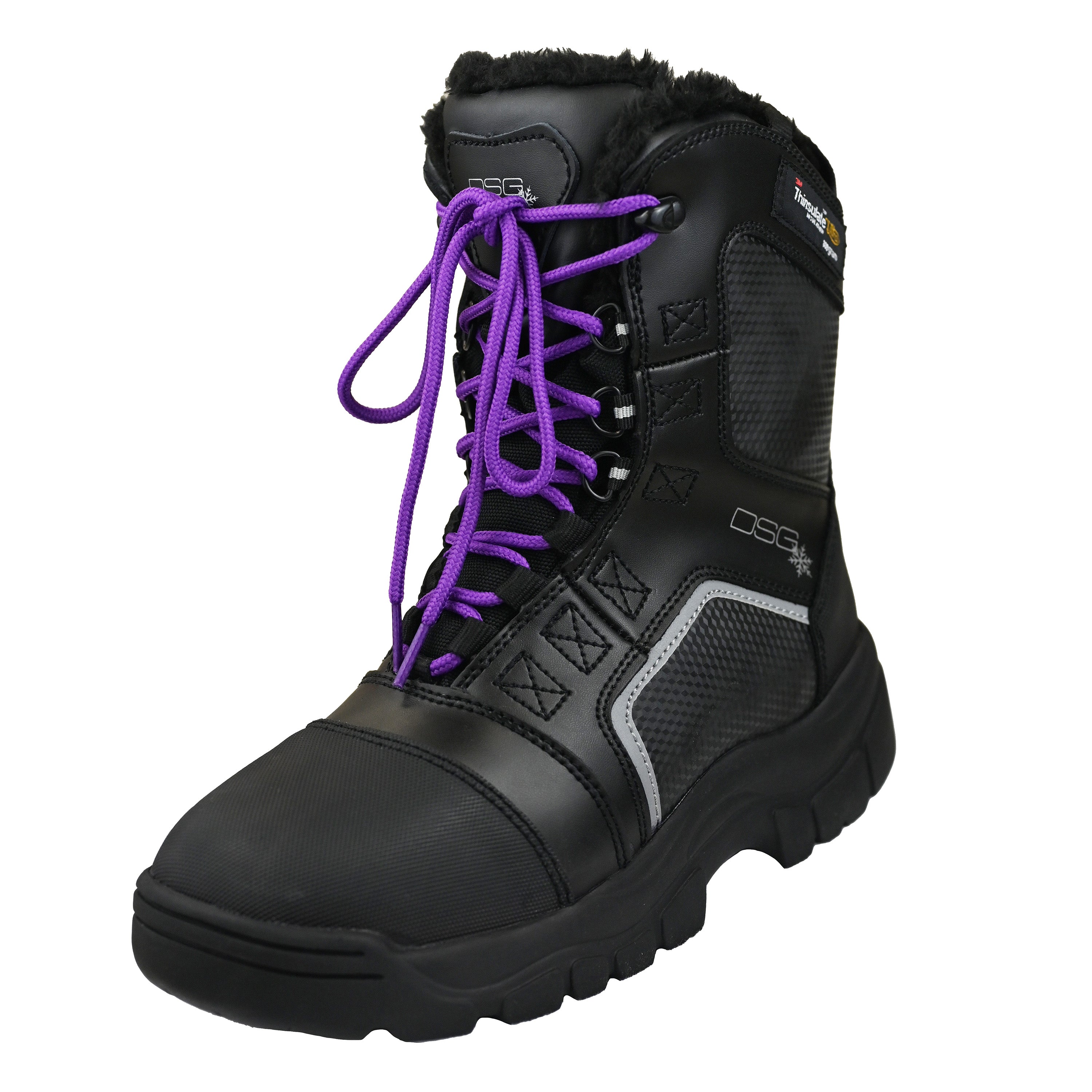 DSG Rime Boot - Waterproof Winter Snow Boots for Men & Women, Insulated Cold Weather Hiking Shoes with Anti-Slip Sole - Perfect for Snowboarding, Skiing & Outdoor Adventures
