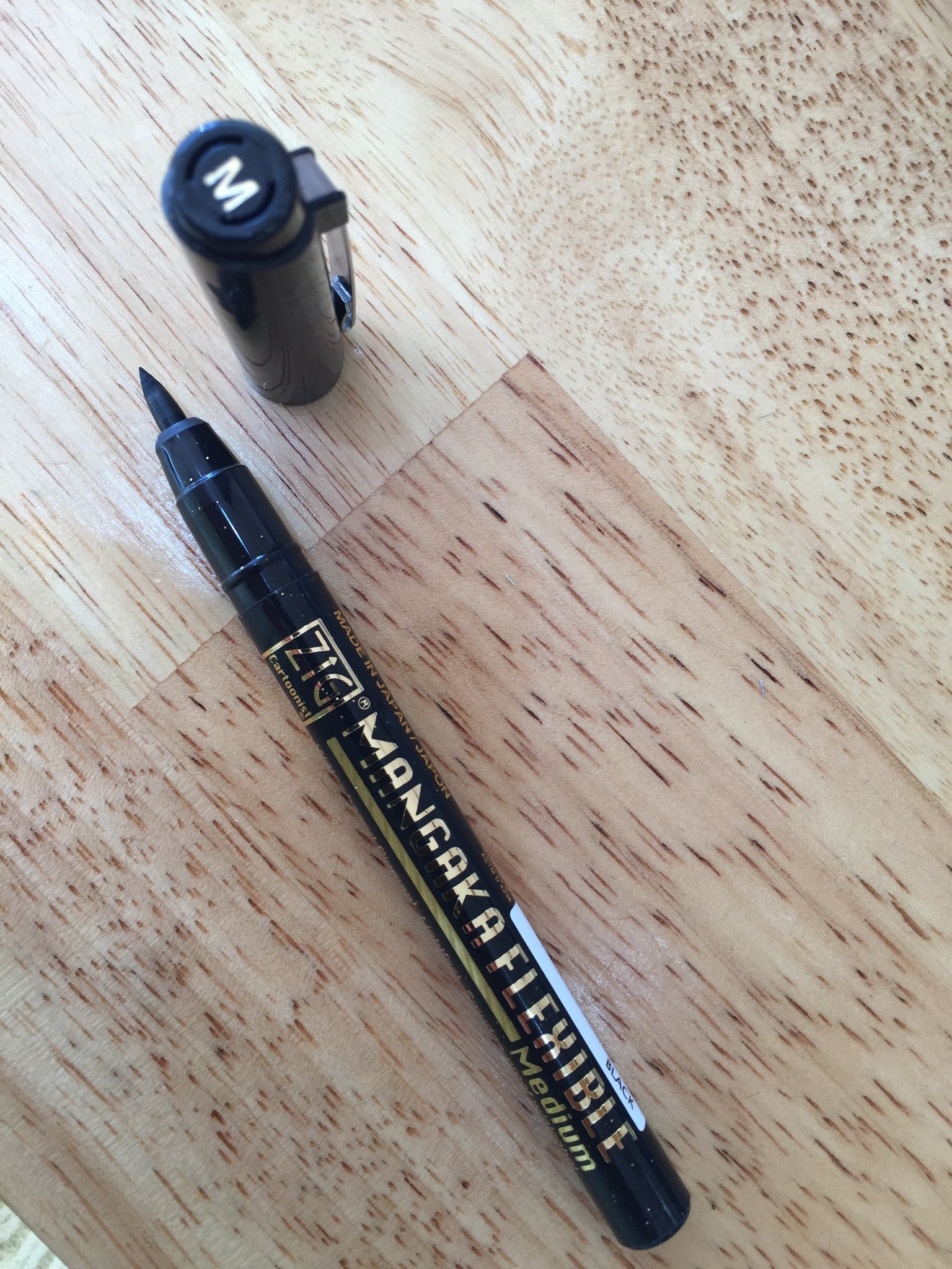 Kuretake Mangaka Flexible Brush Pens - Professional Manga & Calligraphy Drawing Pens for Artists - Perfect for Sketching, Inking, and Comic Illustration