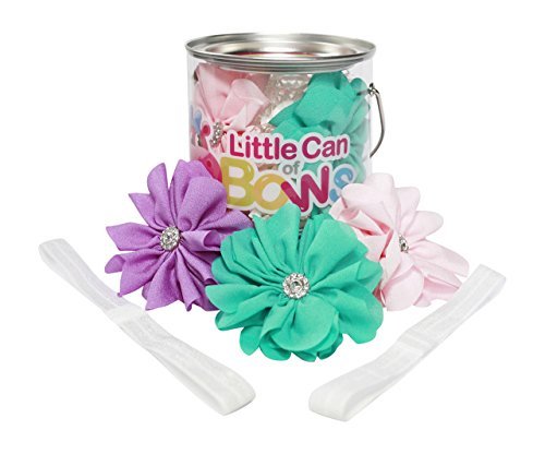 Little Can of Bows - Patricia Collection Baby Girls Hair Accessories Set | Hairbands & Hair Bows for Toddlers & Infants | Perfect for Birthday Parties, Photo Shoots & Daily Outfits