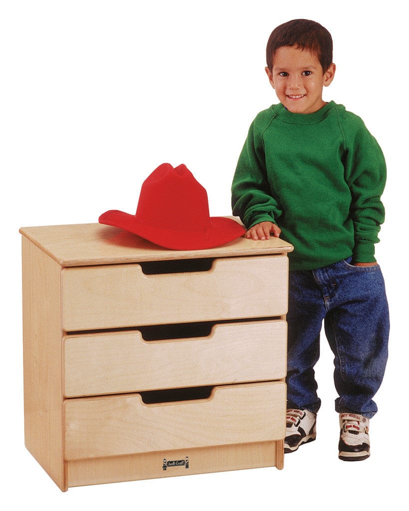 Jonti Craft 5-Drawer Wooden Chest of Drawers - Sturdy & Spacious Storage for Bedroom, Nursery, or Office Organization