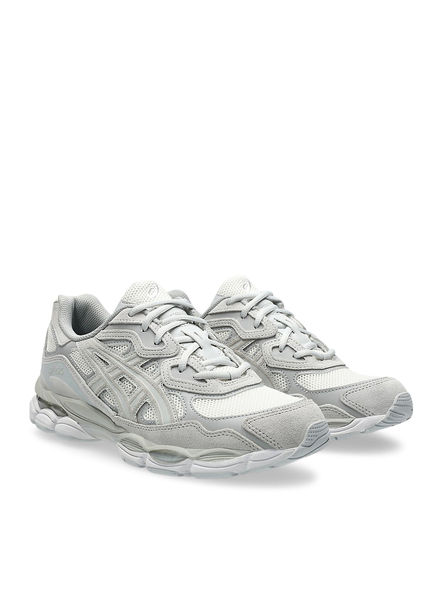 ASICS Gel-NYC Running Shoes - Cream Cloud Grey (1203A663-101) | Neutral Cushioning for Women | Perfect for Jogging, Gym & Casual Wear