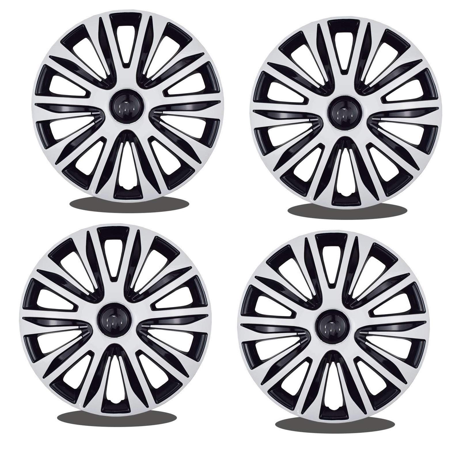 Universal Wheel Covers 13 Inch - Car Wheel Trims Hubcaps Compatible with 13/14/15 Inch Rims - Durable Auto Modification Accessories for Sedans, SUVs & Trucks - Enhance Vehicle Style & Protection