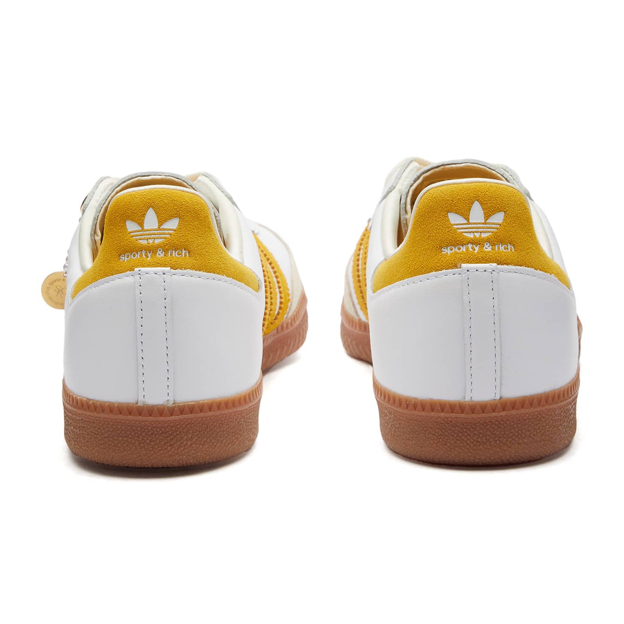 Adidas Samba OG Sneakers - Sporty & Rich White with Bold Gold Accents | Classic Casual Shoes for Men & Women | Perfect for Streetwear, Gym, and Everyday Fashion
